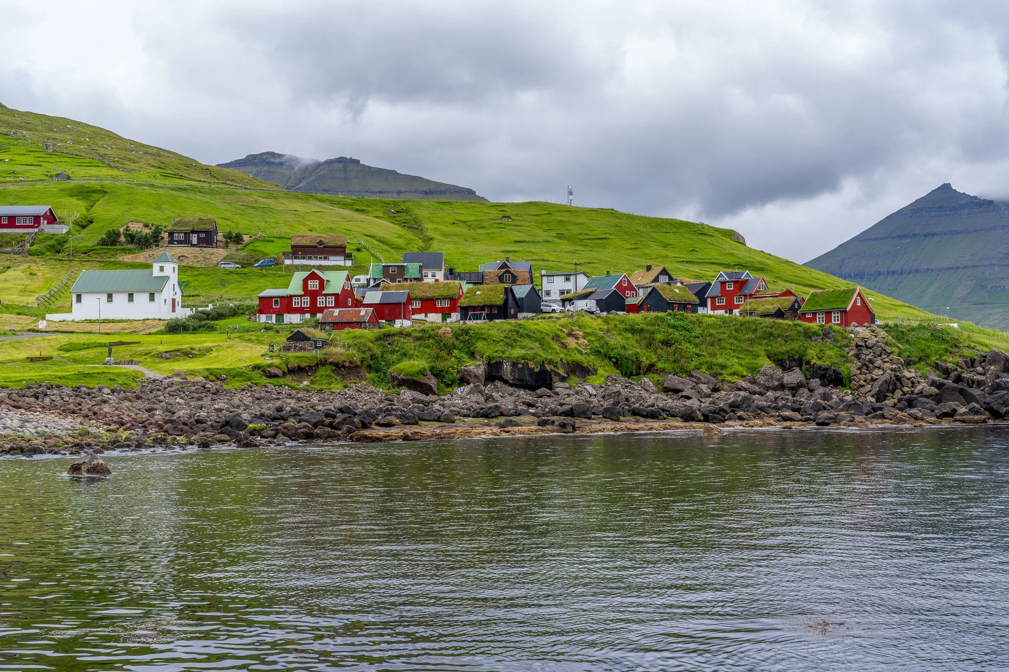Beneath Quiet Skies – Faroe Islands Coastal Village