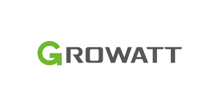 Logo with the word 'GROWATT', where 'G' is green and the rest of the letters are gray.