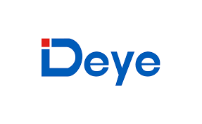 Deye logo with blue text and a small red square above the letter 'i'.
