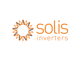 Logo of Solis Inverters featuring an orange sun-like graphic and the company name in orange text.