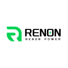 Renon Power logo with a green stylized 'R' and black text
