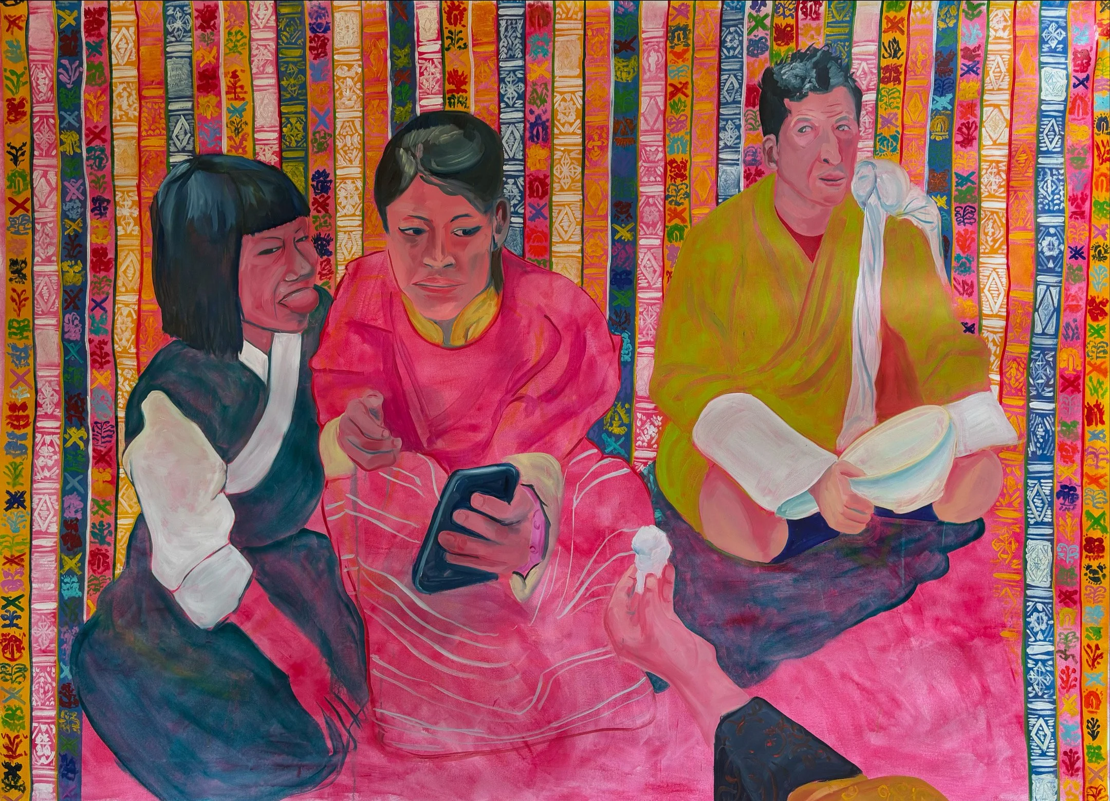 "Food for thougth" - oil on canvas - 210x155 cm