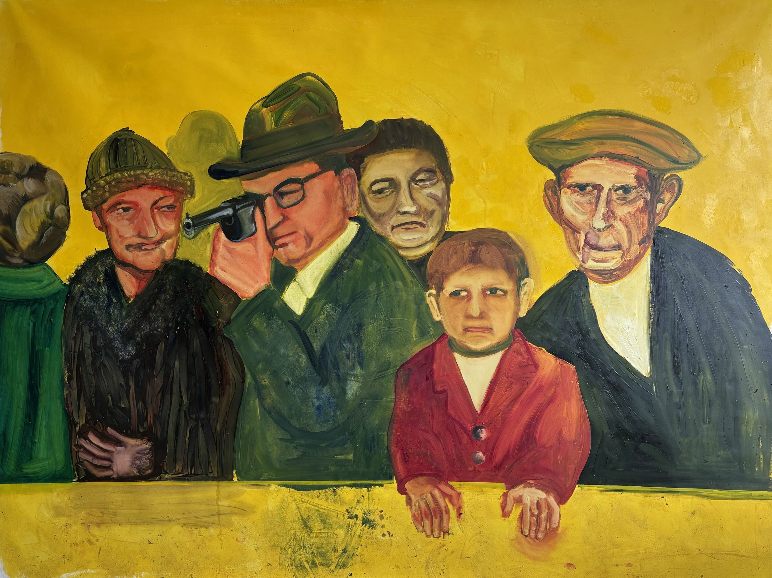 "Shoot VI" - oil on canvas - 210x160 cm