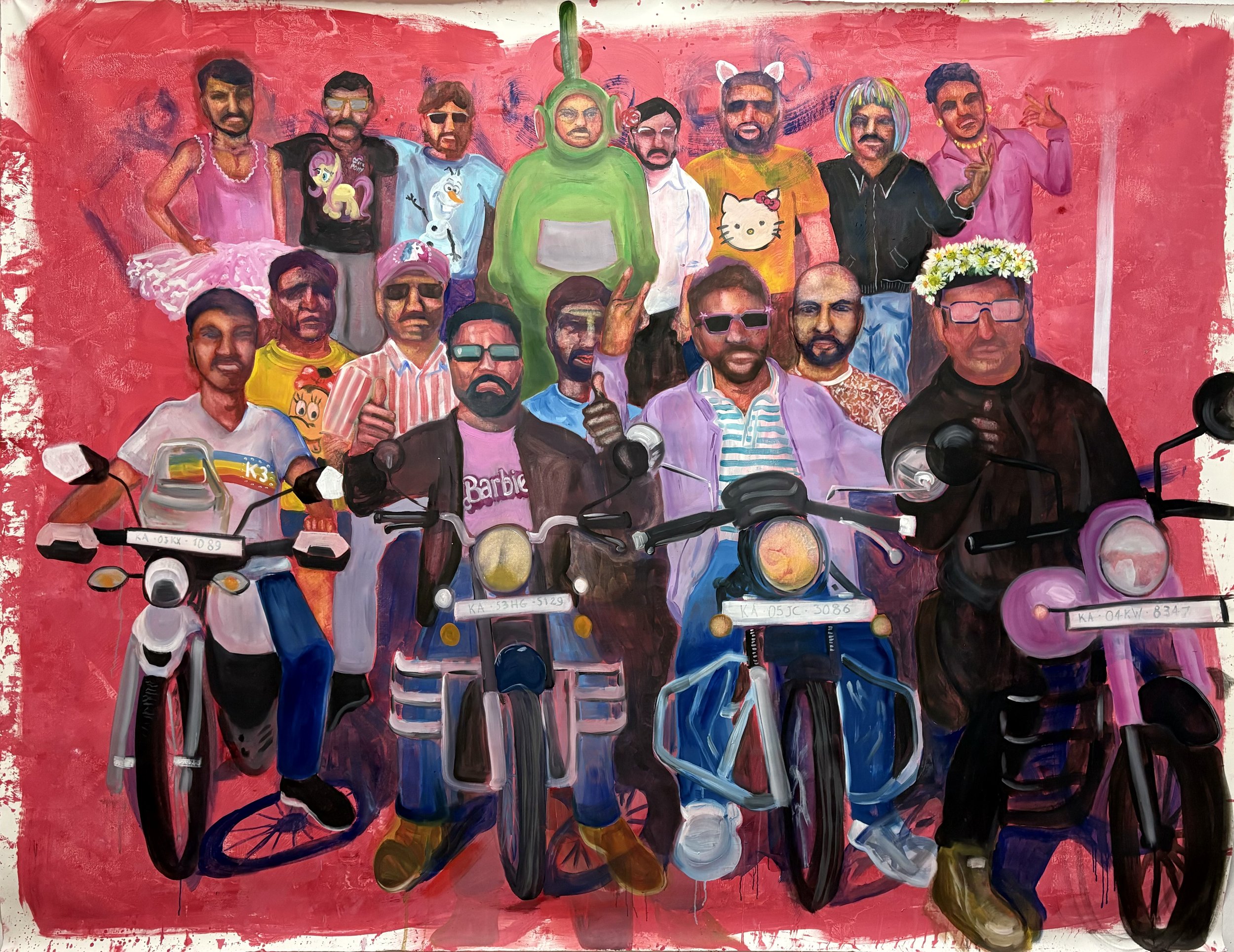 Heaven's Angels - oil on canvas - 210x165 cm