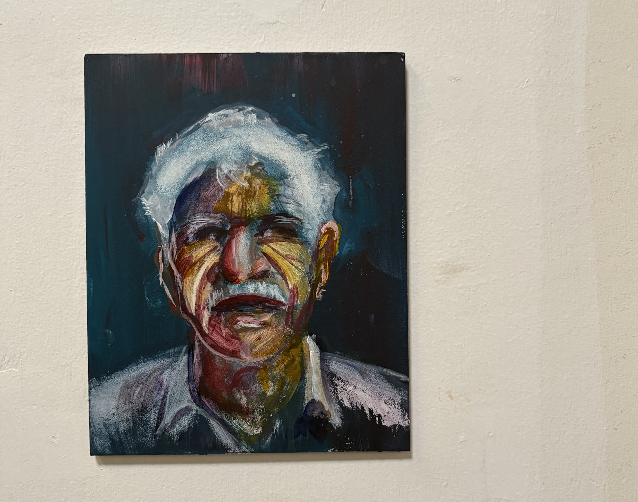 "Lakshman Anna II" - acrylics on board - 25x20 cm