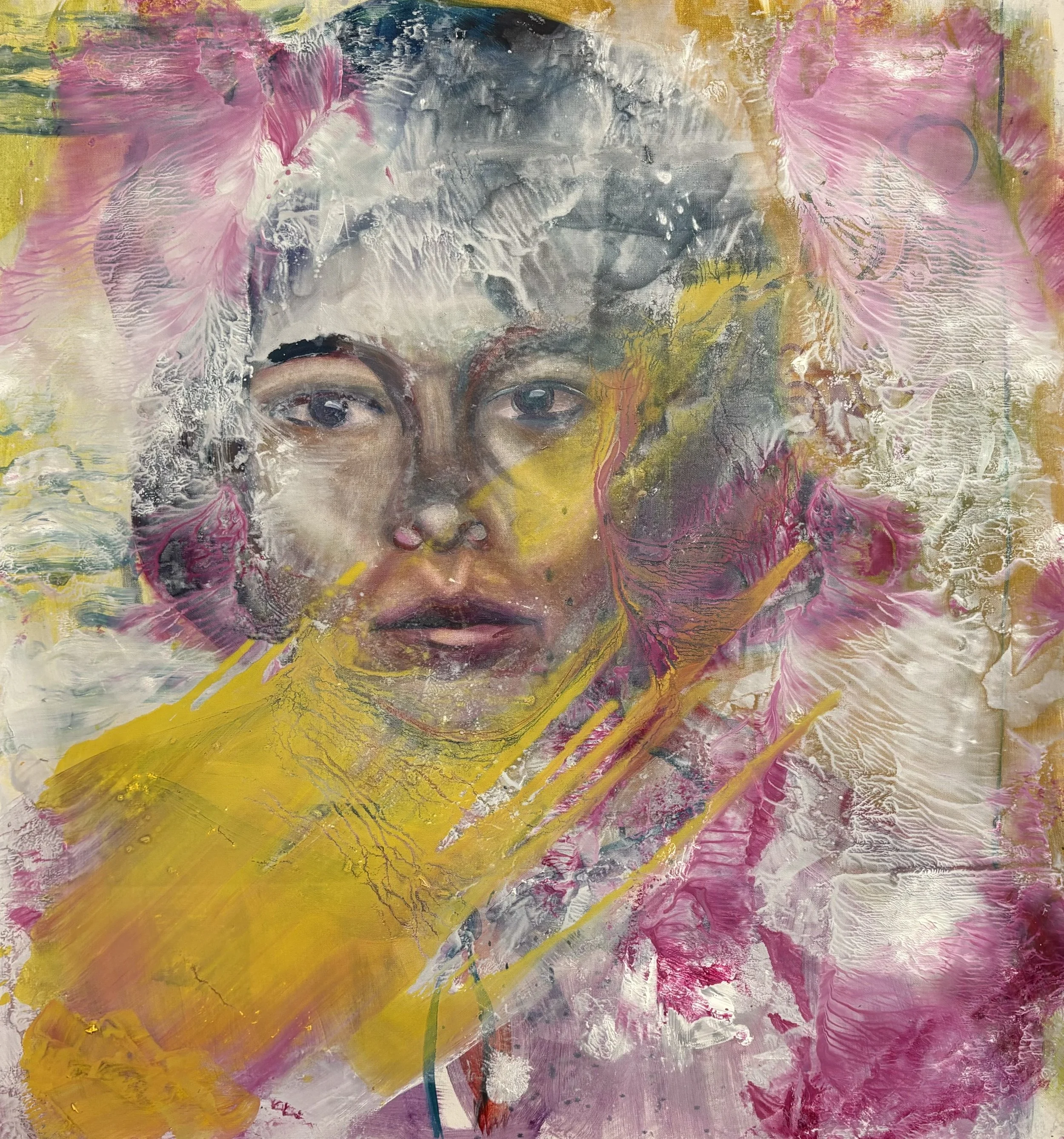 "Spoiled" - oil on canvas - 70x68 cm
