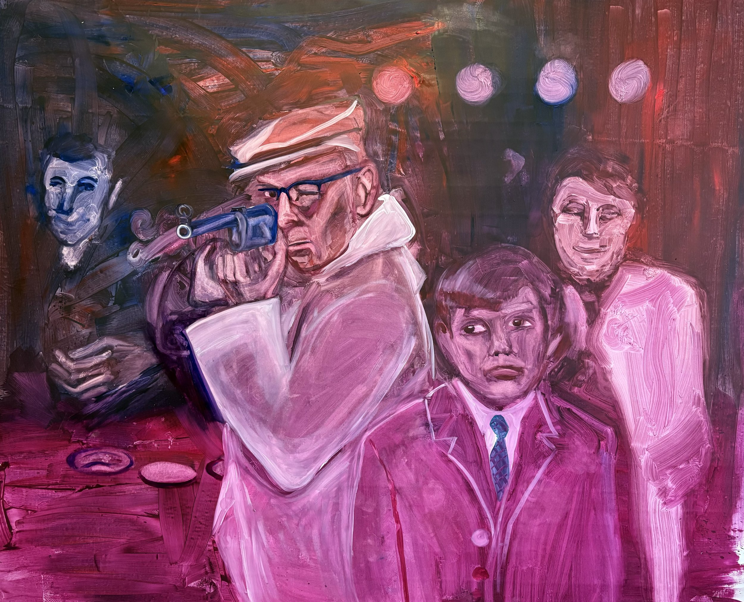 "Shoot I" - oil on canvas - 210x180 cm