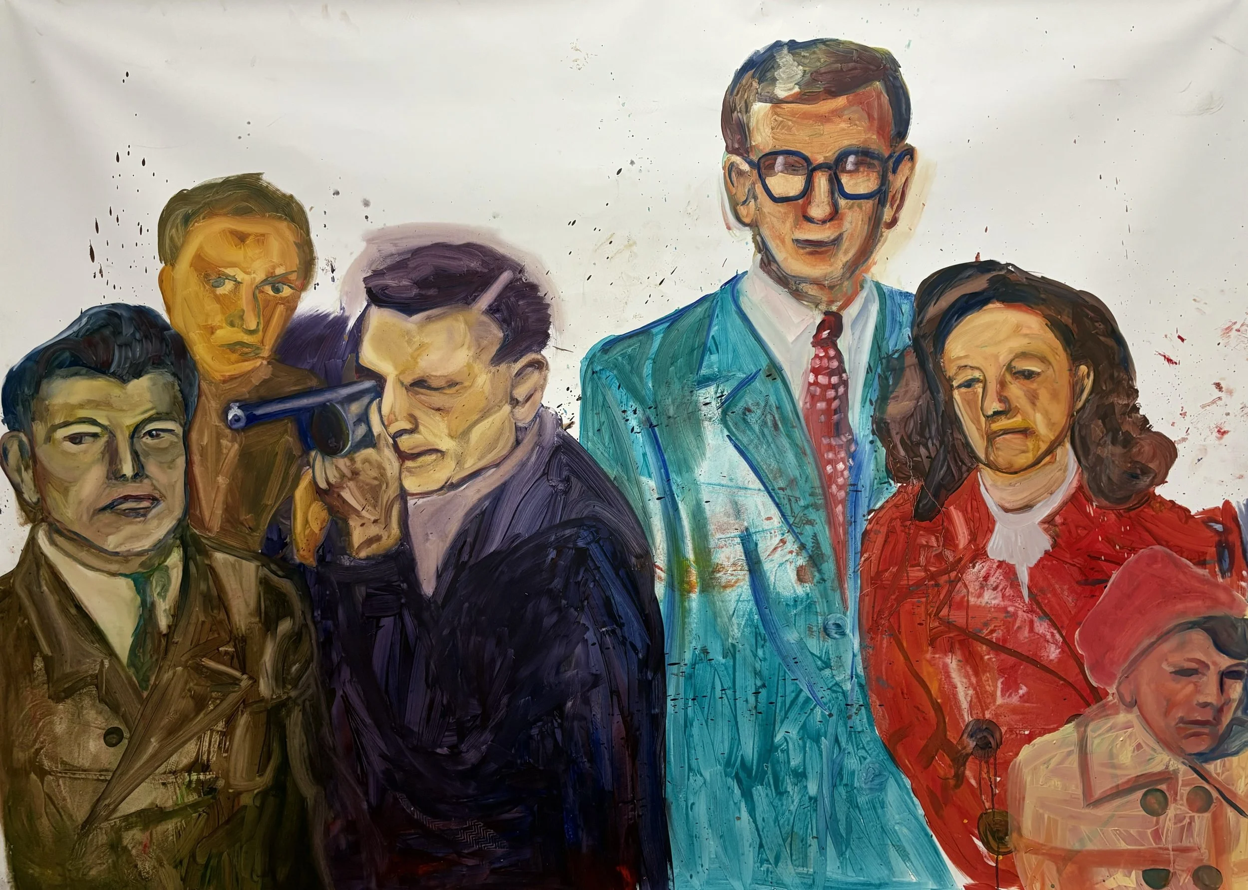 "Shoot V" - oil on canvas - 210x160 cm