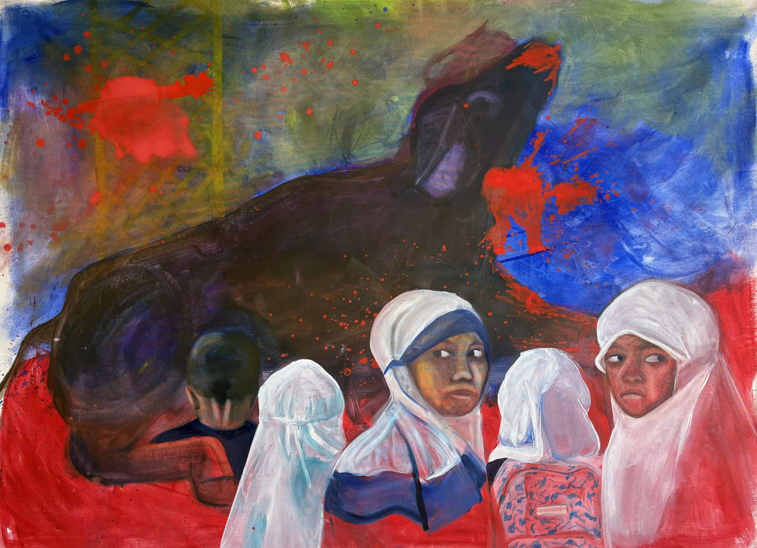 "Innocent" - oil on canvas - 210x160 cm