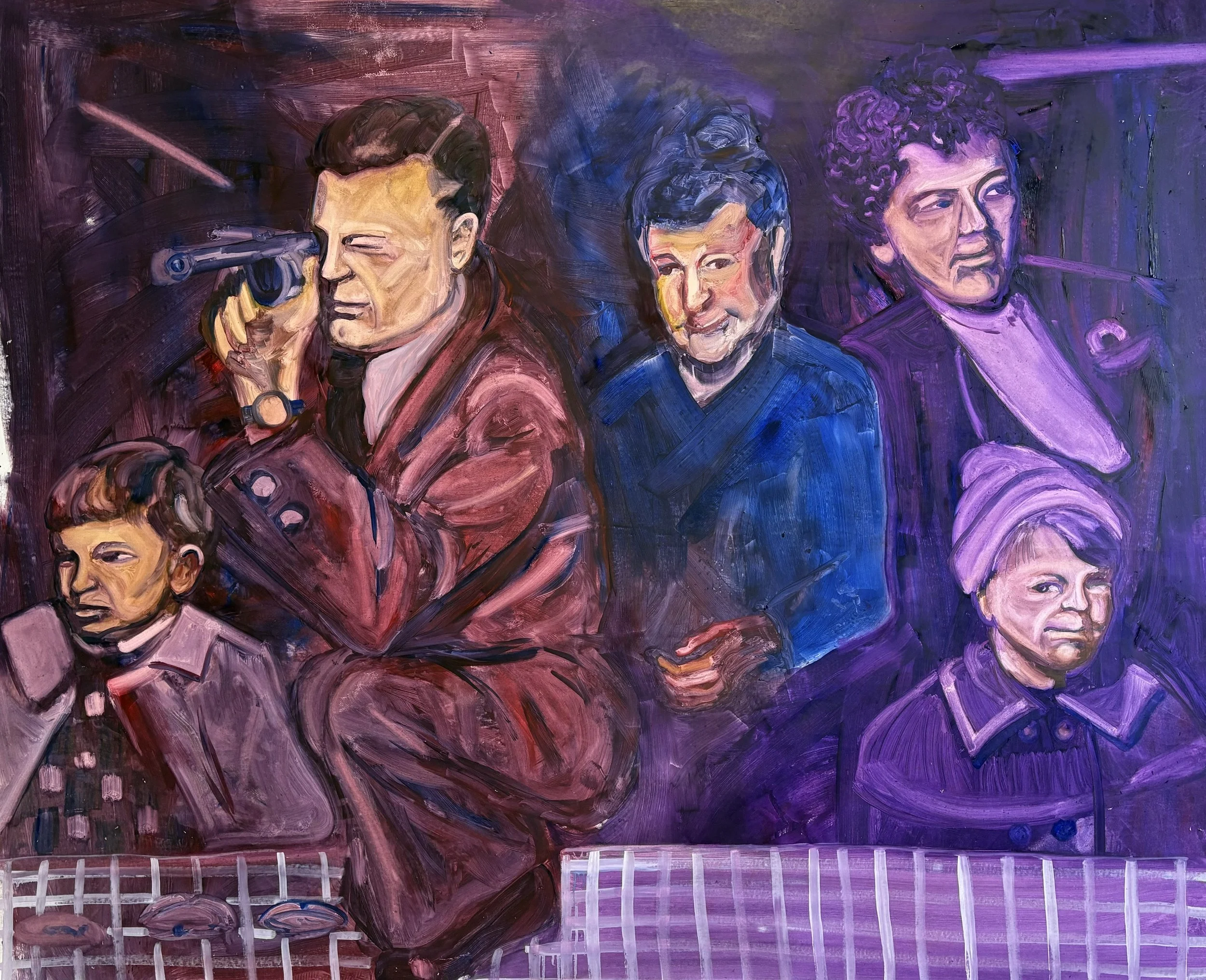 "Shoot III" - oil on canvas - 210x180 cm