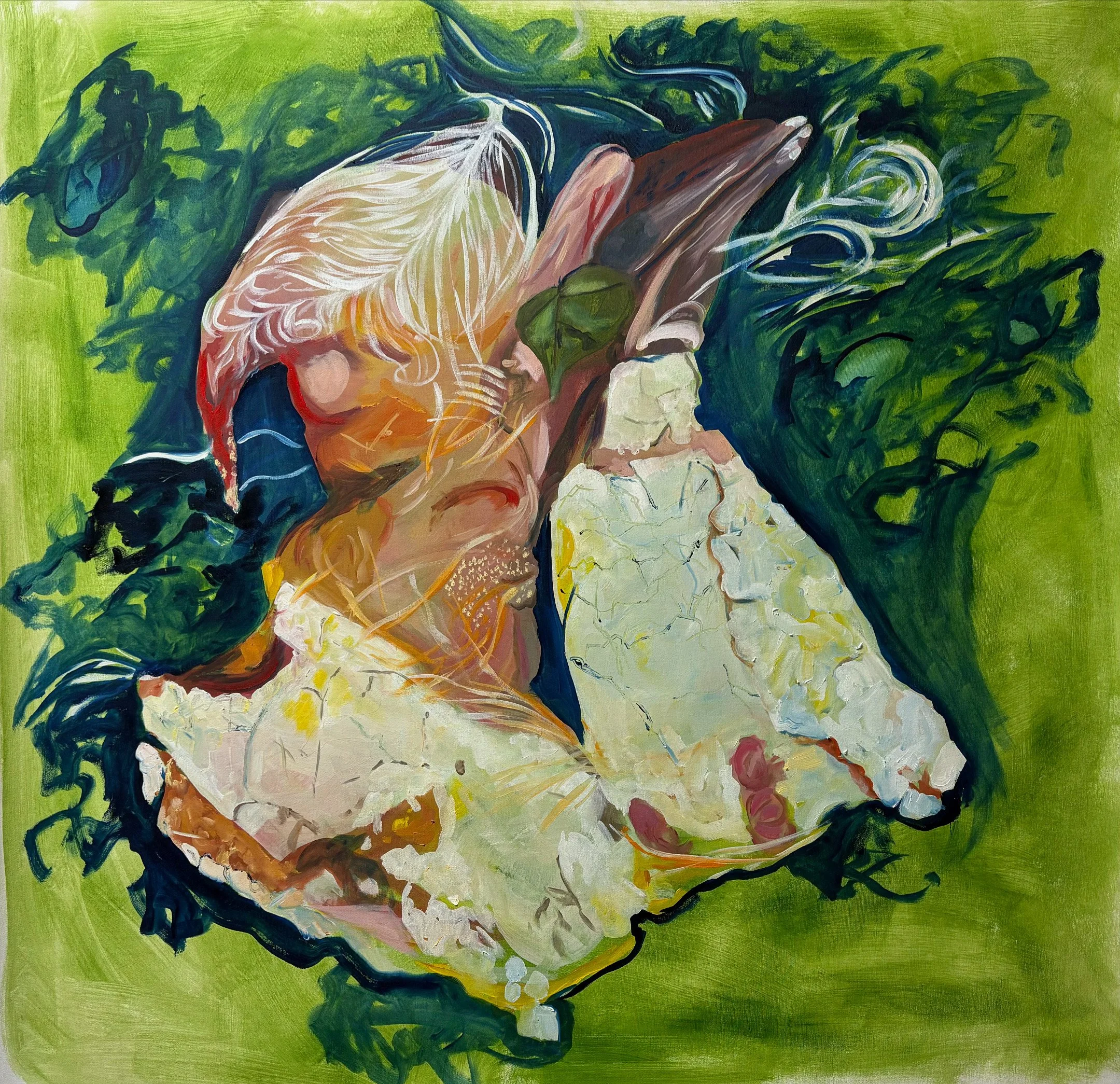 "Still" - oil on canvas - 100x100 cm