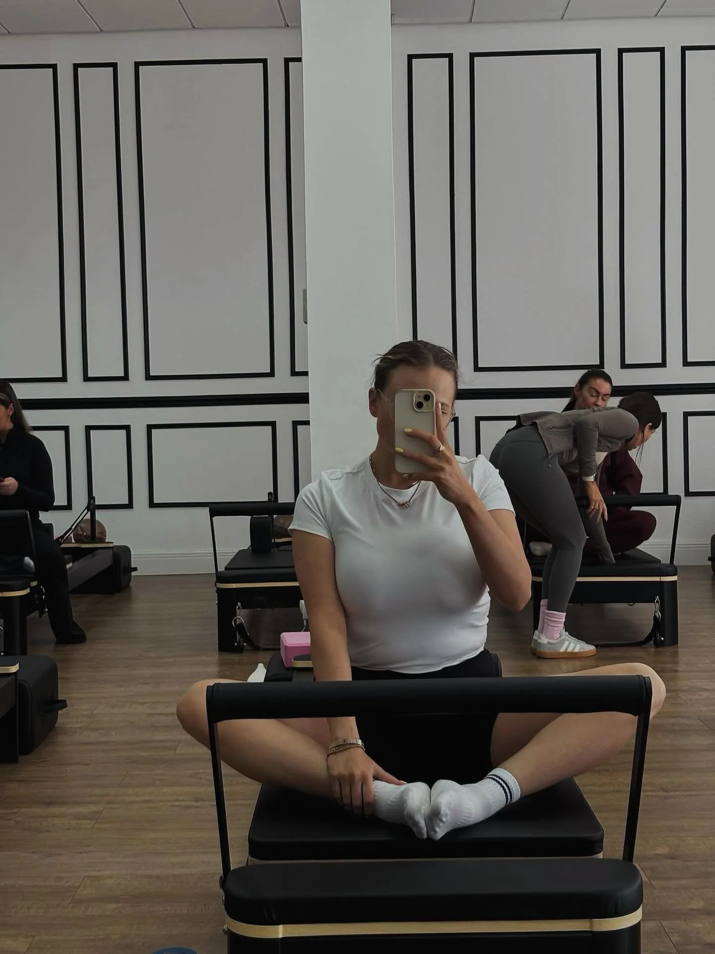 Take a sneak peek at one of our newest arrivals &mdash; coming soon #thepilatessock #therelaunch 🫶🏻🤍