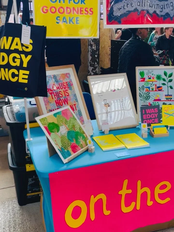 A pretty paltry (ooh what delicious alliteration! 😂) selection of photos by way of representing what was actually another bumper-to-bumper day of all sorts of brilliance at the @drawncollective Spring meet @flaxmaltings in Shrewsbury 🥳🥰

(And besi