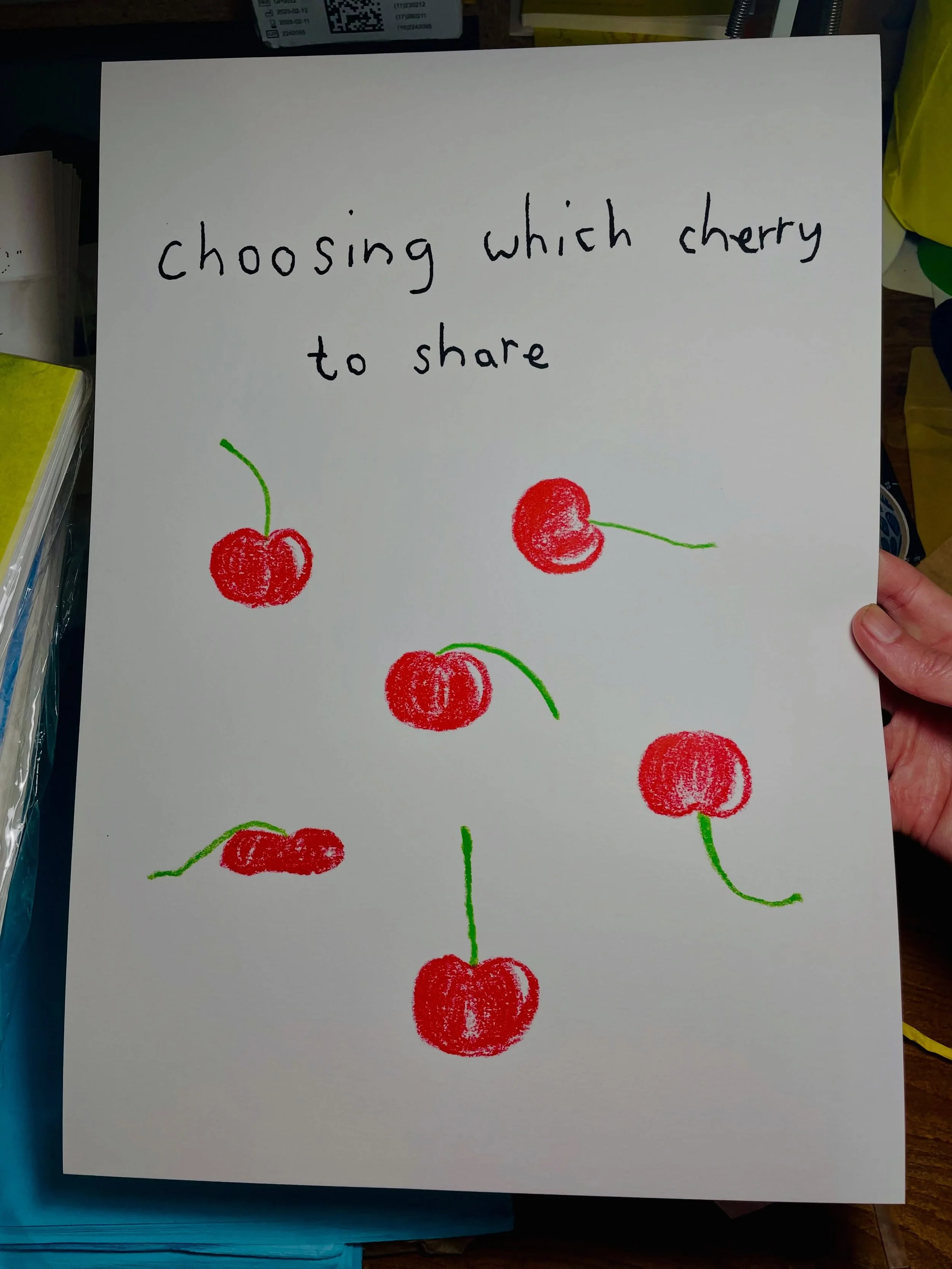 Truth be told, there are a LOT of cherries on my tree at the moment 😂

Somewhere betwixt knee-deep prepping for @great_northern_events Art &amp; Craft Fair which is happening in Newcastle next week (18-21st June)&hellip;

&hellip;plus positively (ac