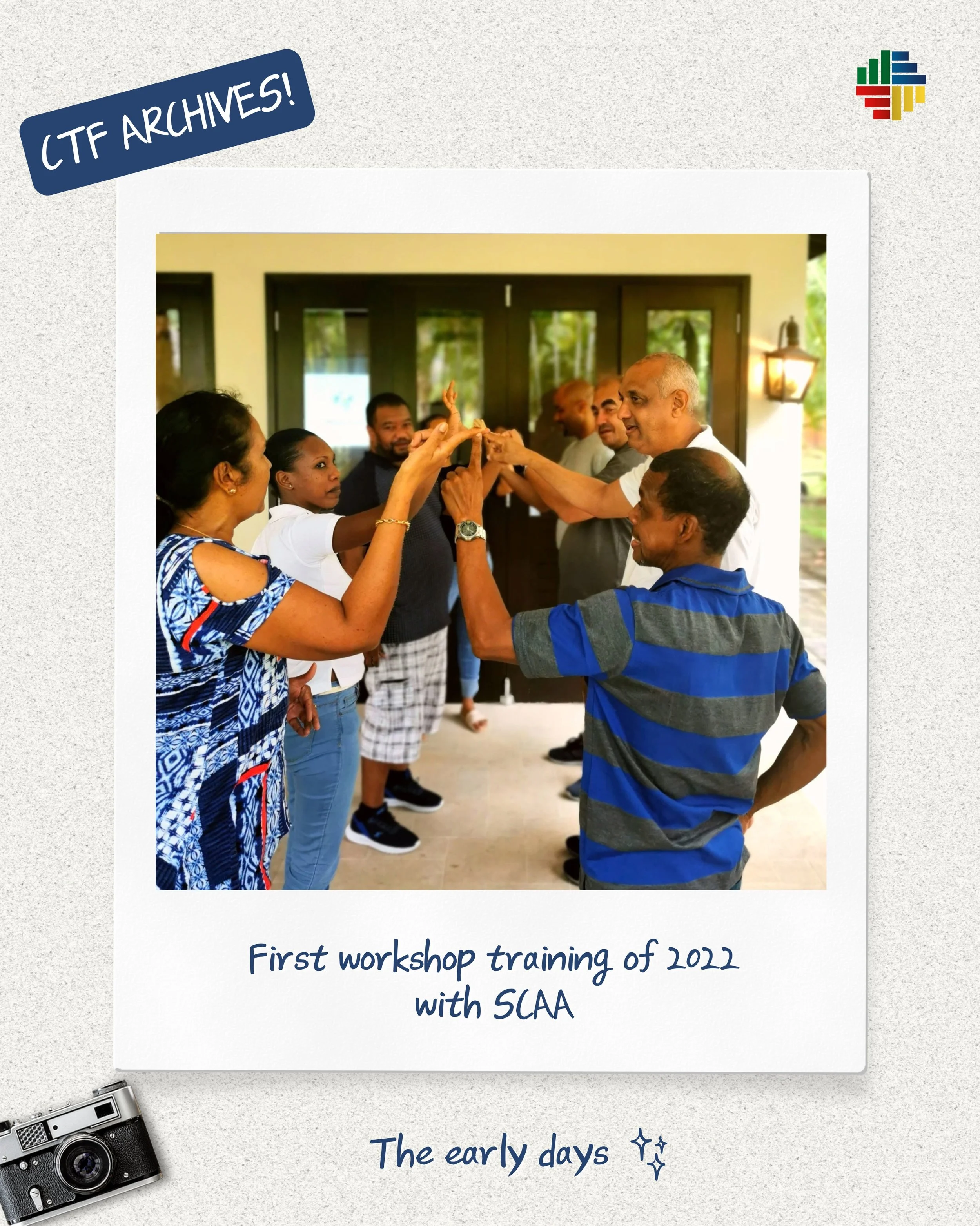 And then came the rebuild!

After what felt like the longest two years of COVID, CTF was ready to start finding its feet again and get back out there.

Today&rsquo;s throwback photo is from our first workshop of 2022 with the @seychellescaa.

Looking