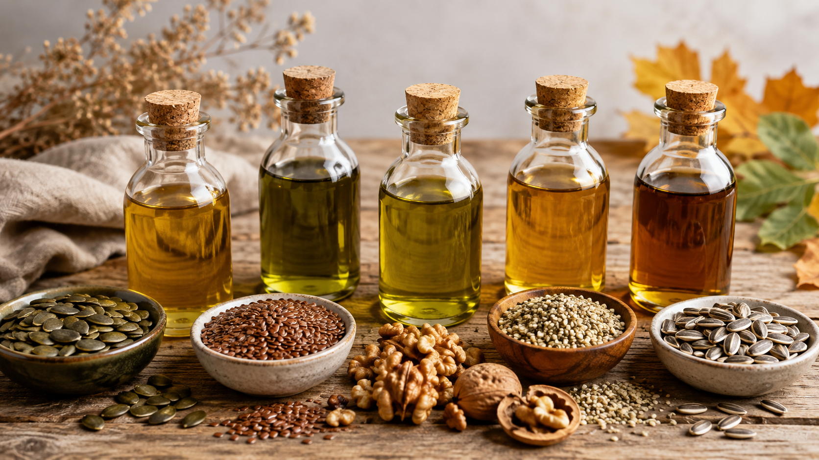 From Seed to Superfood: 5 Cold-Pressed Oils for a Healthy Autumn