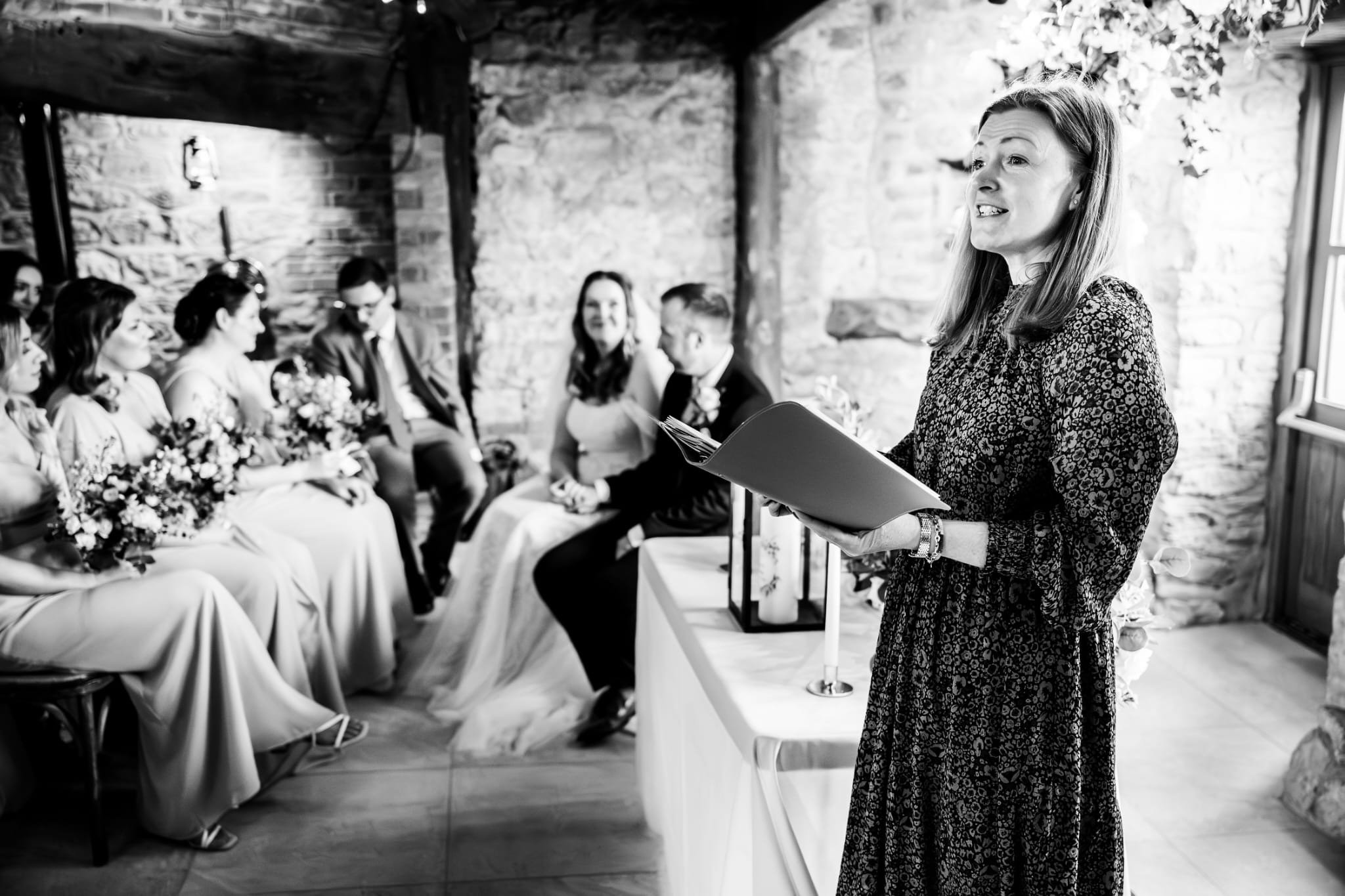 Notley Tythe Barn wedding venue - Suzi - wedding celebrant Oxfordshire 3 -Marcus Charter Photography