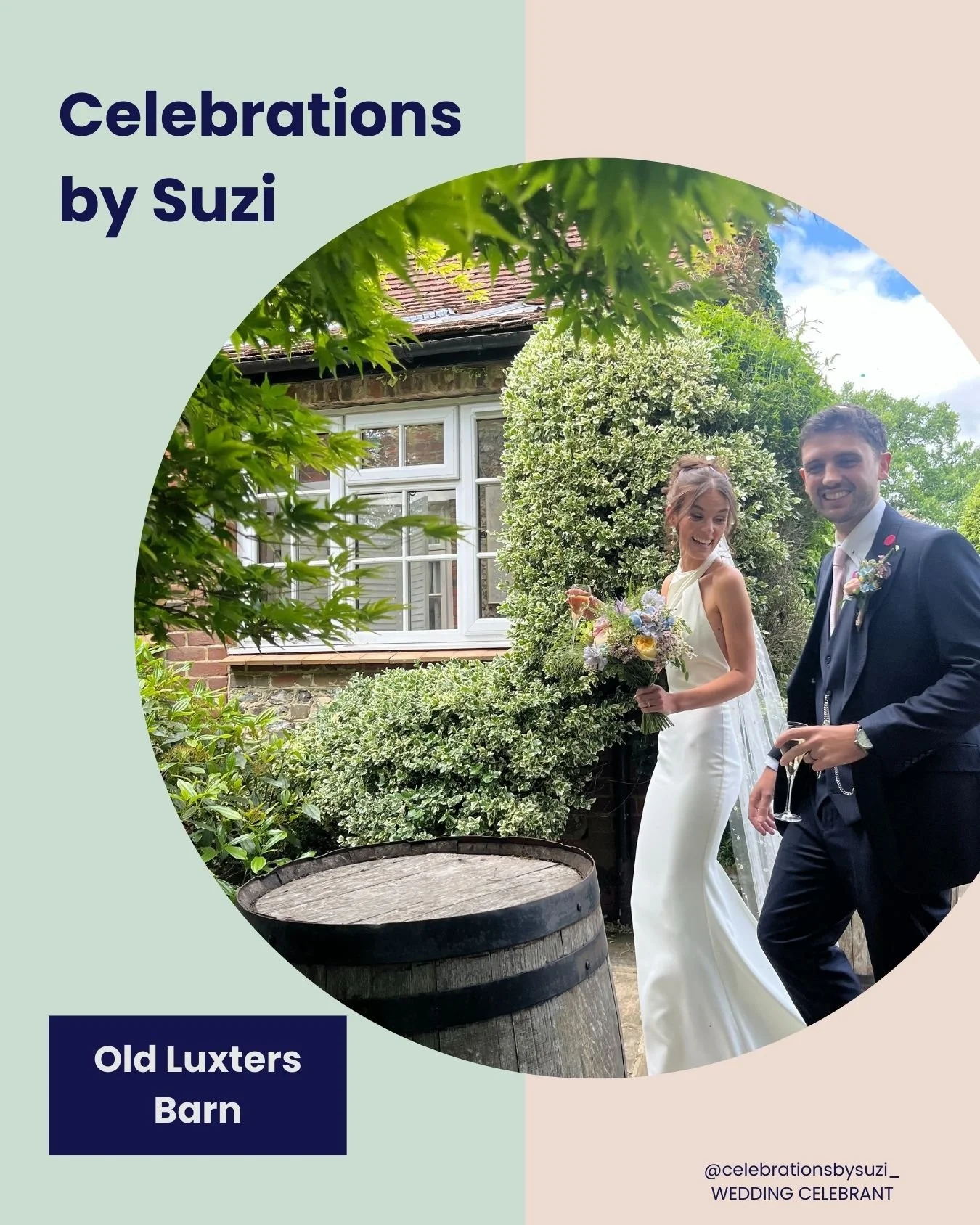 wedding ceremony -Old Luxters Vineyard - celebrant - Suzi -1