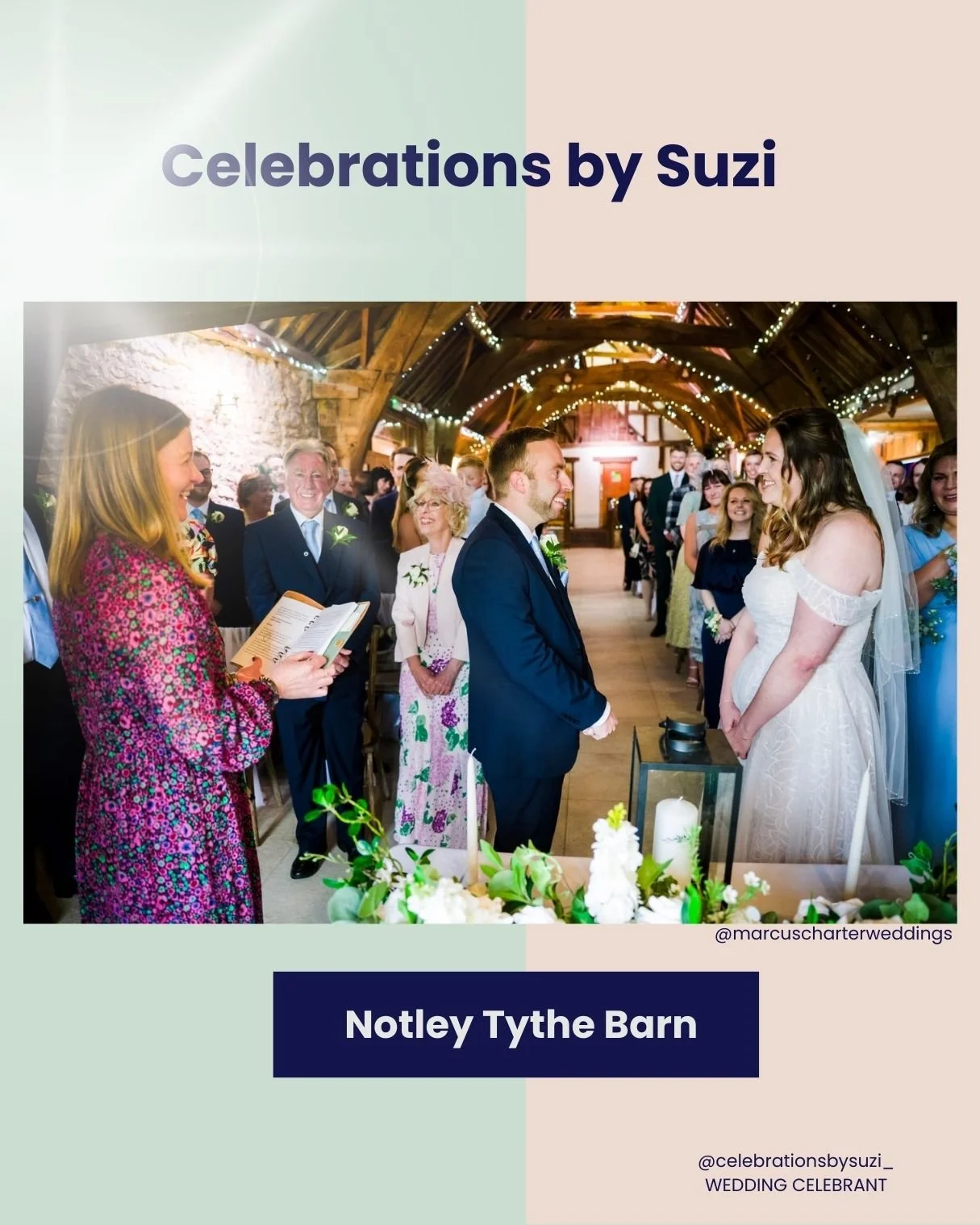 Notyley Tythe Barn - wedding celebrant Suzi - MB - ceremony.jpg