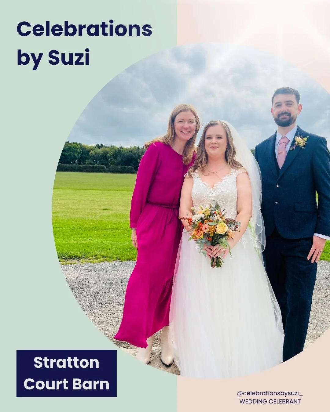 Stratton Court Barn wedding venue - wedding celebrant - Suzi