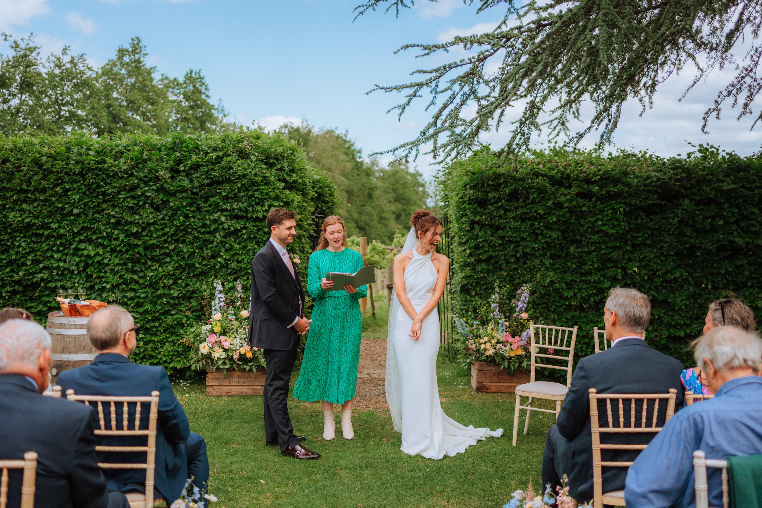 Old Luxters Wedding venue - Suzi wedding celebrant - Berkshire - ChrisAndrewsPhotography -2