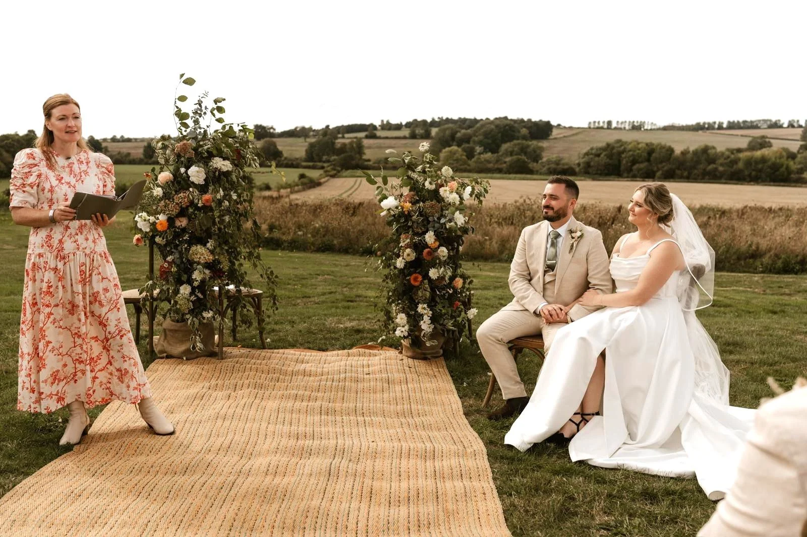 Hollands Farm wedding venue- Suzi Oxfordshire celebrant 2