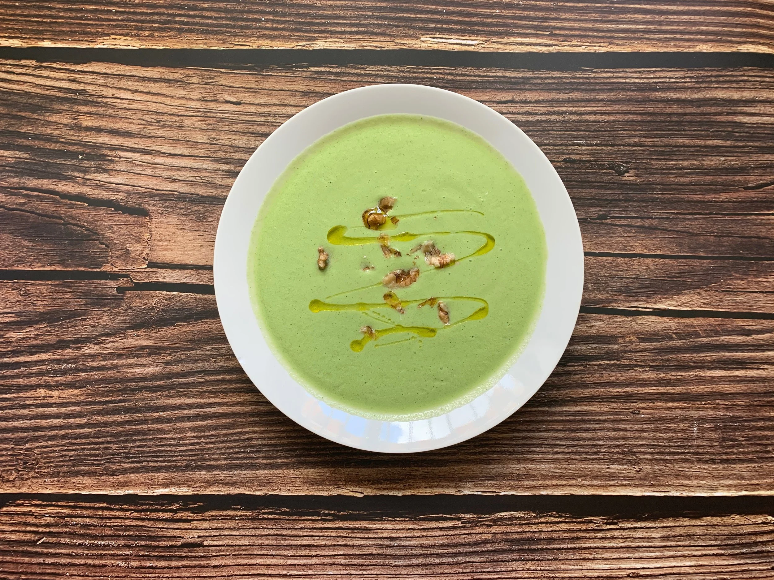 Creamy Veggie Basil Soup