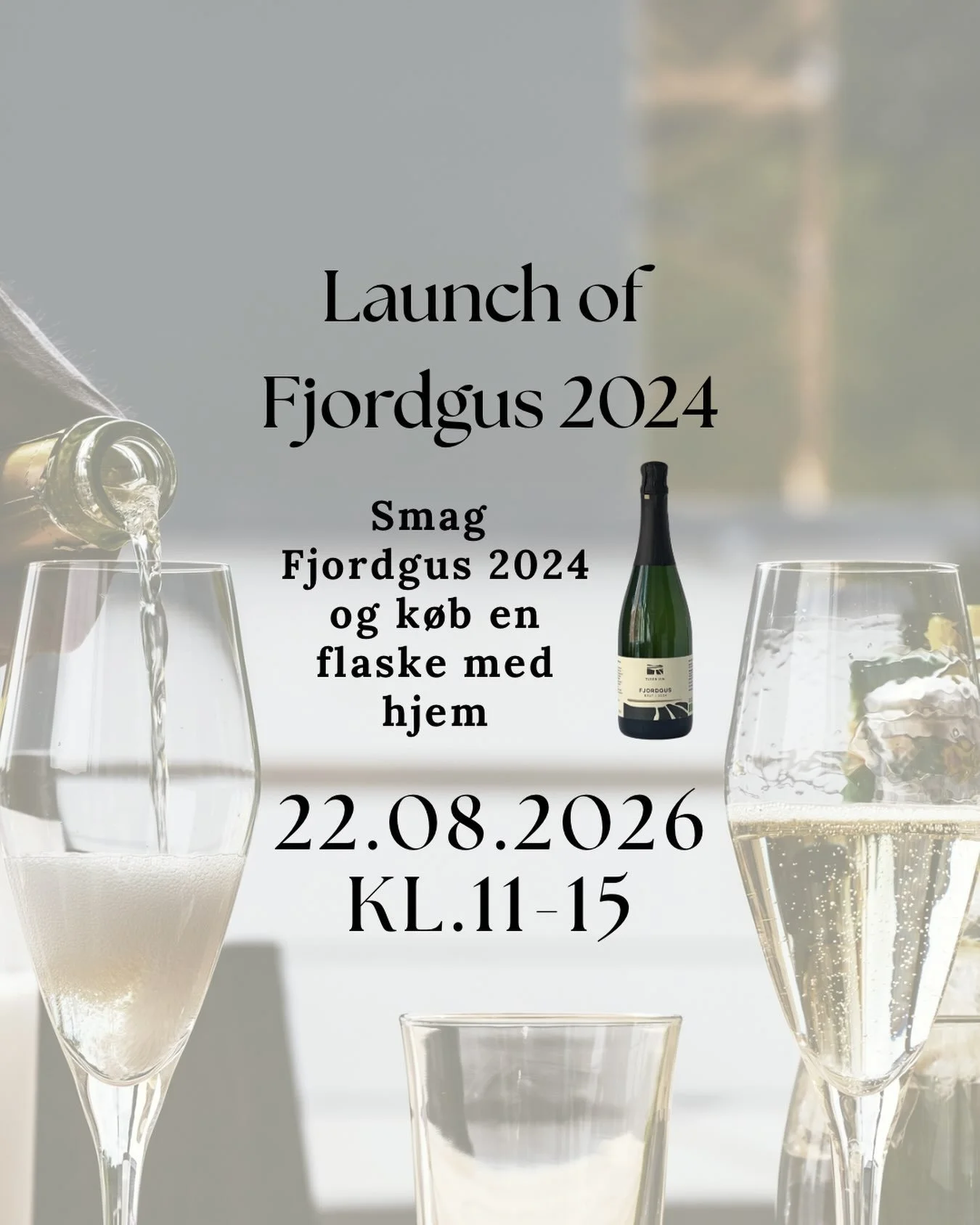 🥂 FJORDGUS 2024 &ndash; NU ER DEN HER!

P&aring; l&oslash;rdag den 22. august kl. 11&ndash;15 inviterer vi til lancering af vores nye Fjordgus 2024 p&aring; Tusen Vin. 🍾

Fjordgus er vores mousserende vin lavet efter m&eacute;thode traditionnelle &