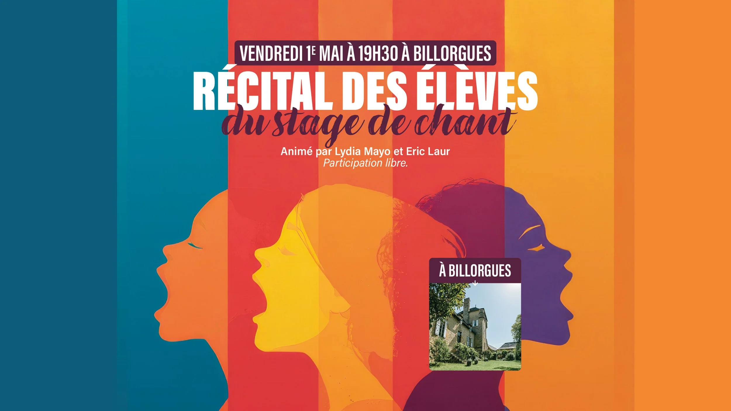 Récital des élèves de chant à Billorgues