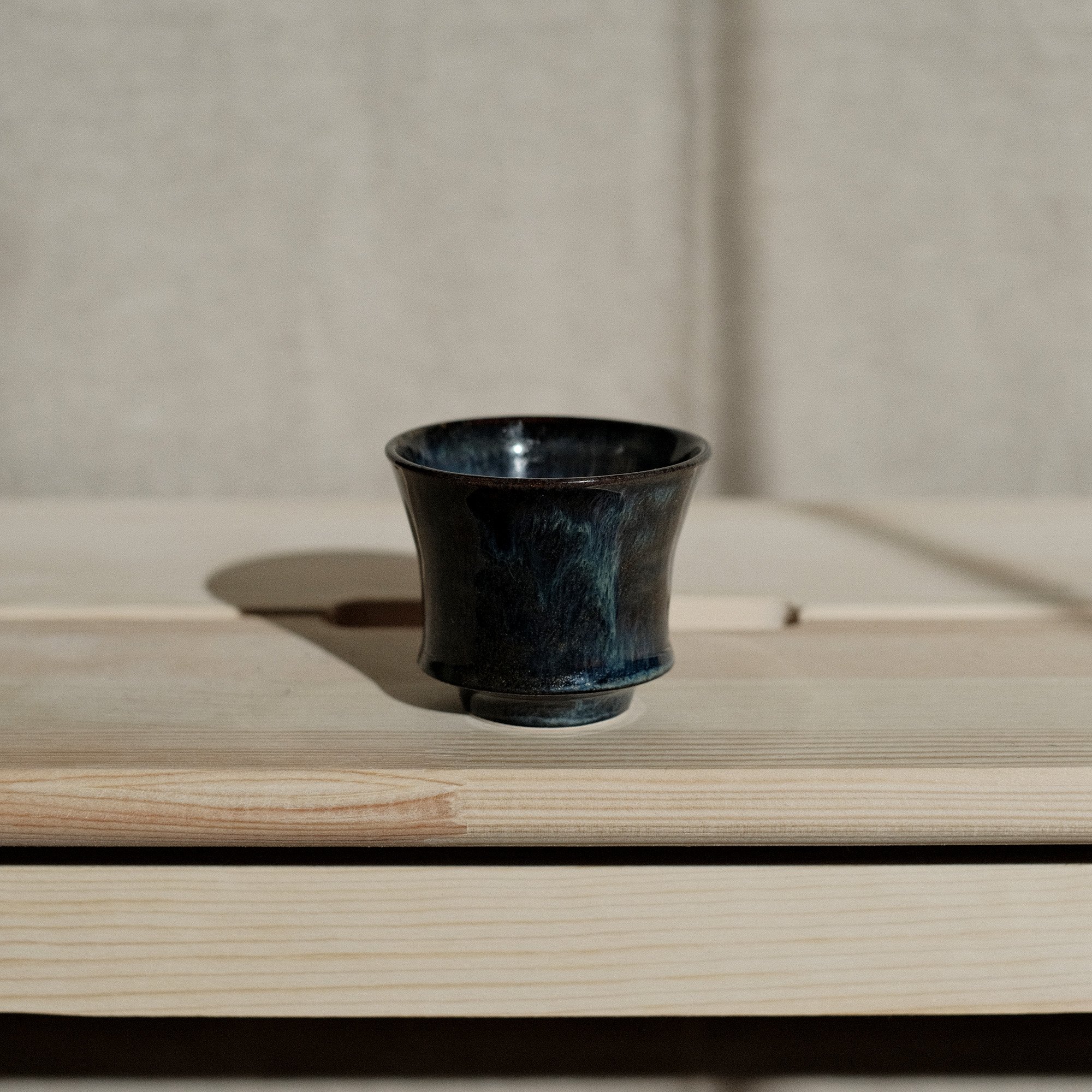 Angled Tea Cup - Lagoon 2oz