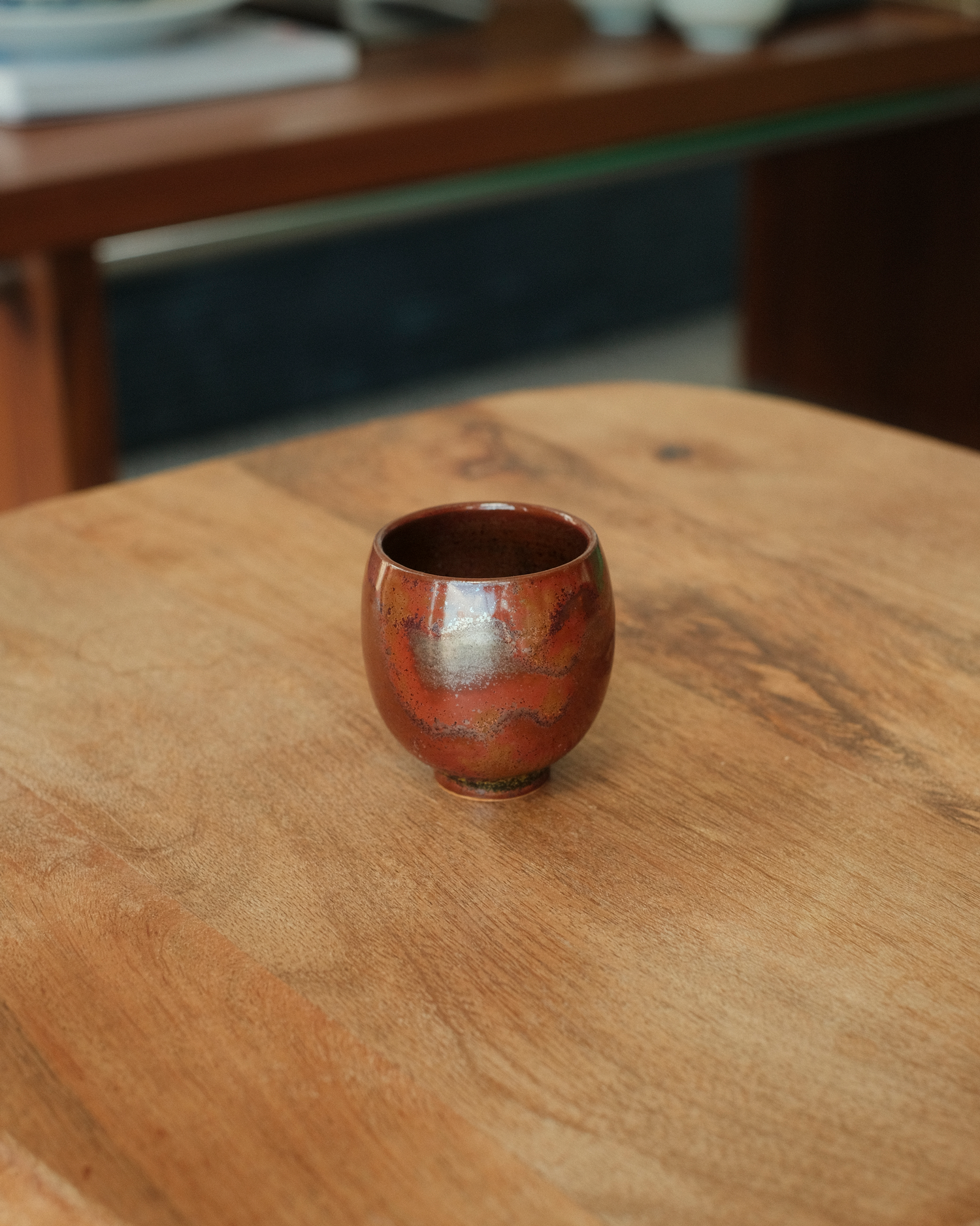 Small Sake Cup - Jasper Rust 2.5oz