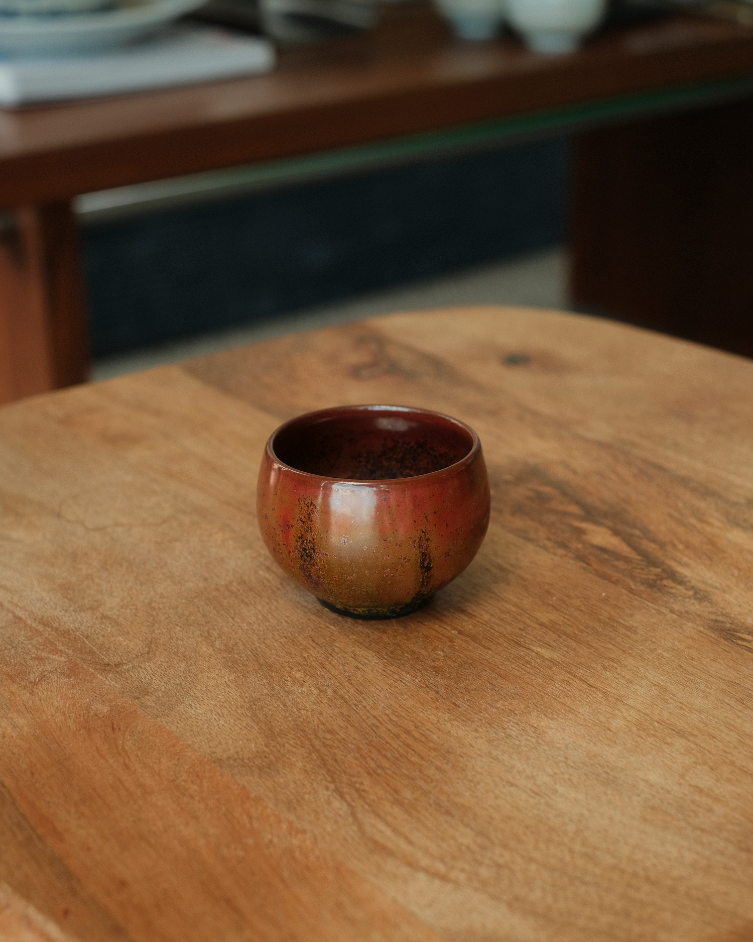 Tea Cup - Jasper Rust 3oz