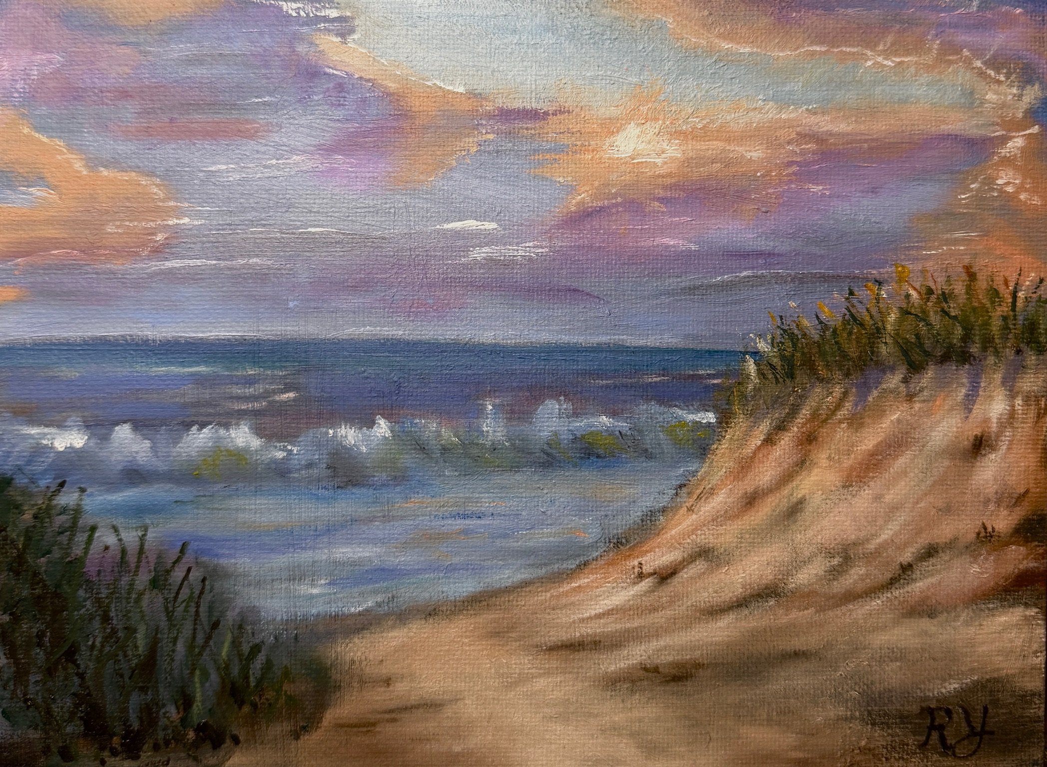 Sunset Over Falmouth Dune