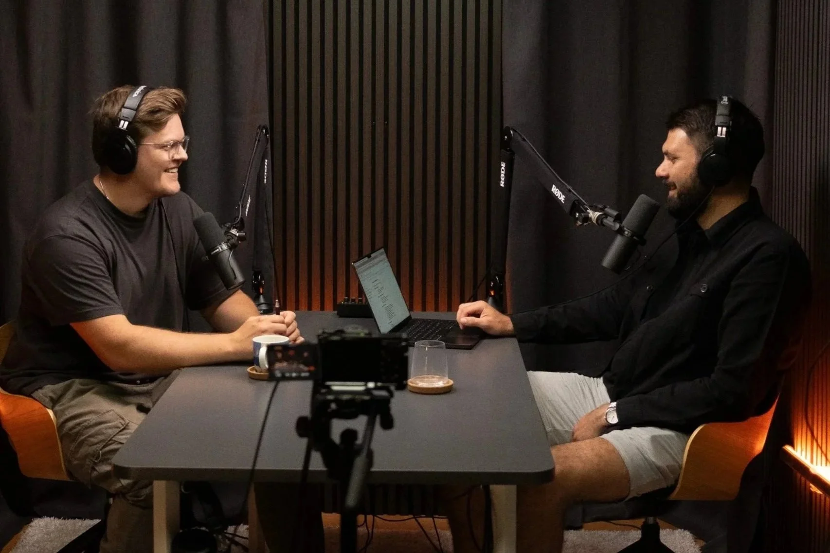 Podcaststudie med redigering i København