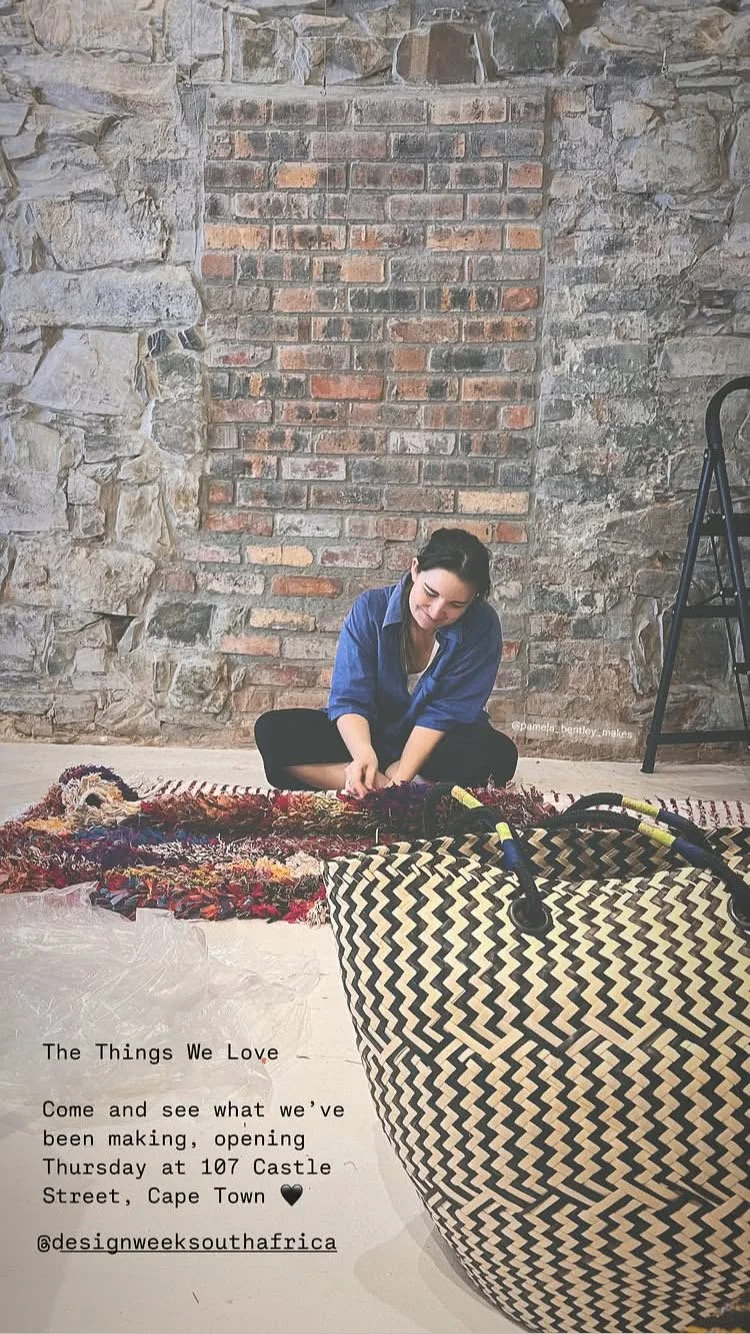Production of The Things We Love exhibition, Design Week South Africa, Cape Town, 2025