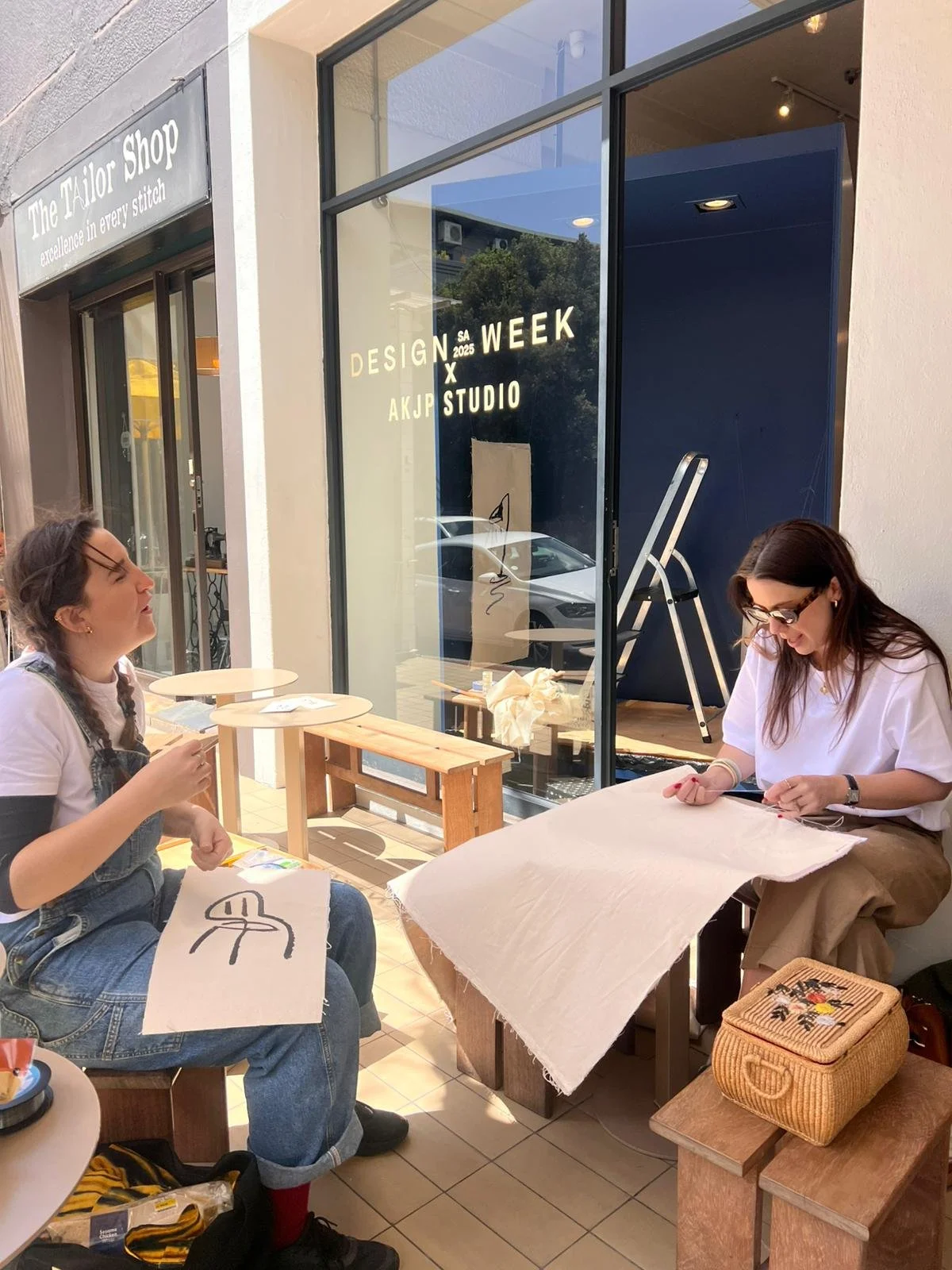 Production of window display for launch of  Design Week South Africa, Cape Town, 2025