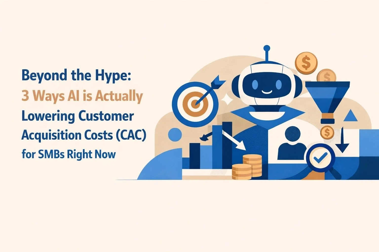 Beyond the Hype: 3 Ways AI is Actually Lowering Customer Acquisition Costs (CAC) for SMBs Right Now