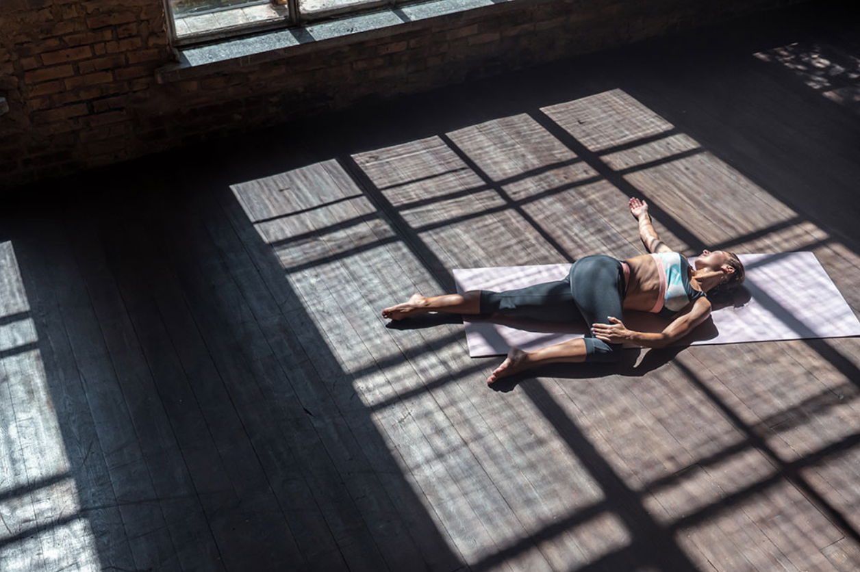 Jathara Parivartanasana – Supine Spinal Twist