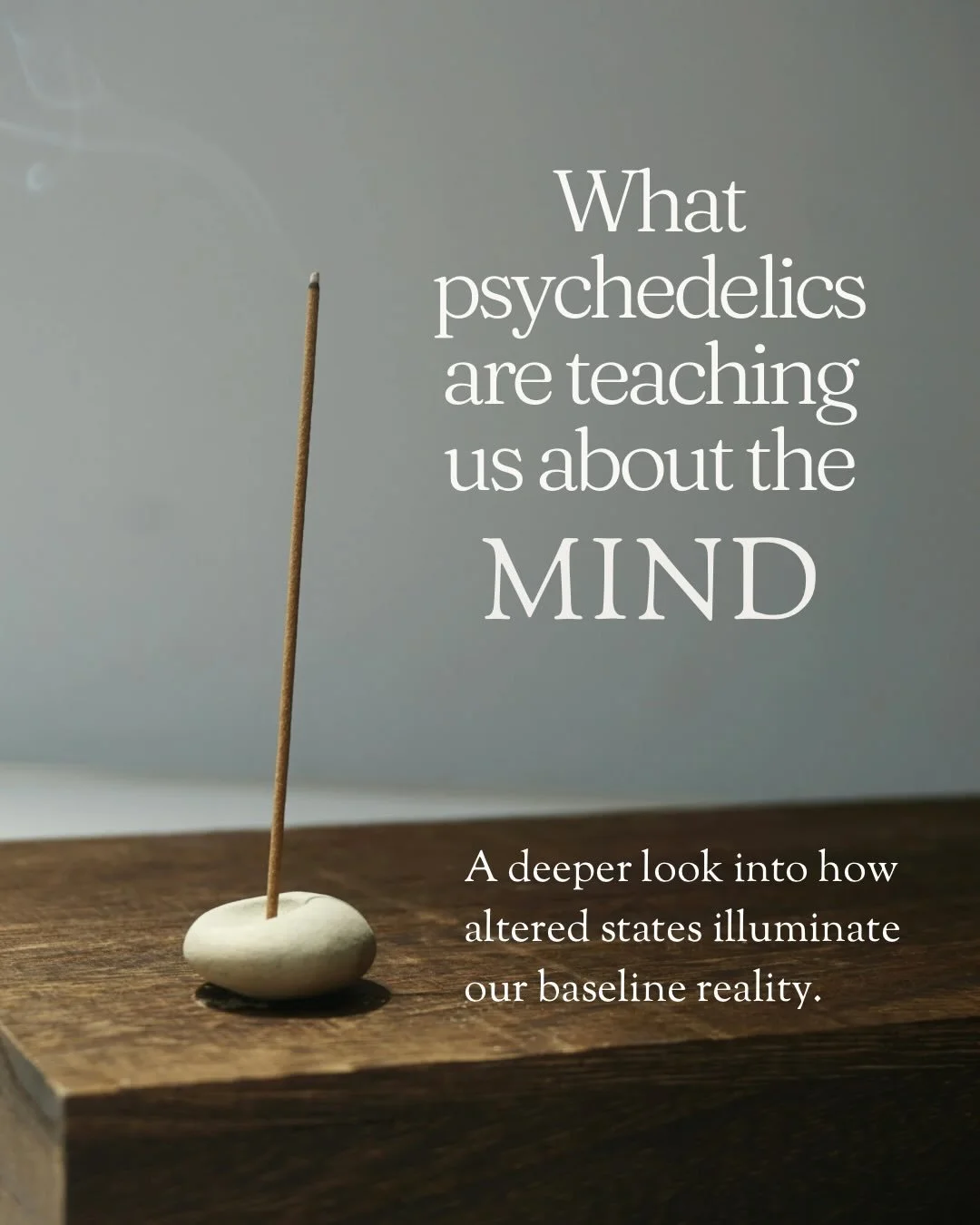Psychedelics do not simply change the brain, they illuminate how the mind normally constructs reality, how the self is generated, and how healing unfolds.

In many ways, psychedelic science is forcing neuroscience to confront questions long explored 