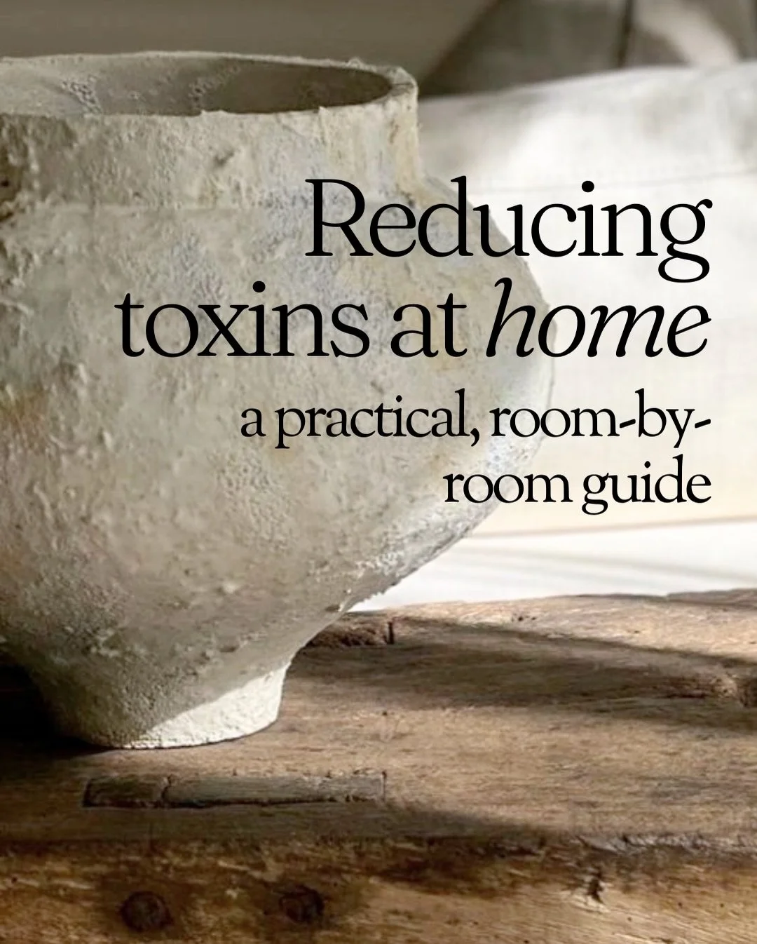 You don&rsquo;t need a full lifestyle overhaul to reduce toxin exposure.

Start with the low-cost steps.Then move room by room.

This is exactly how I guide patients: practical, realistic, and focused on what actually moves the needle.

Save this and