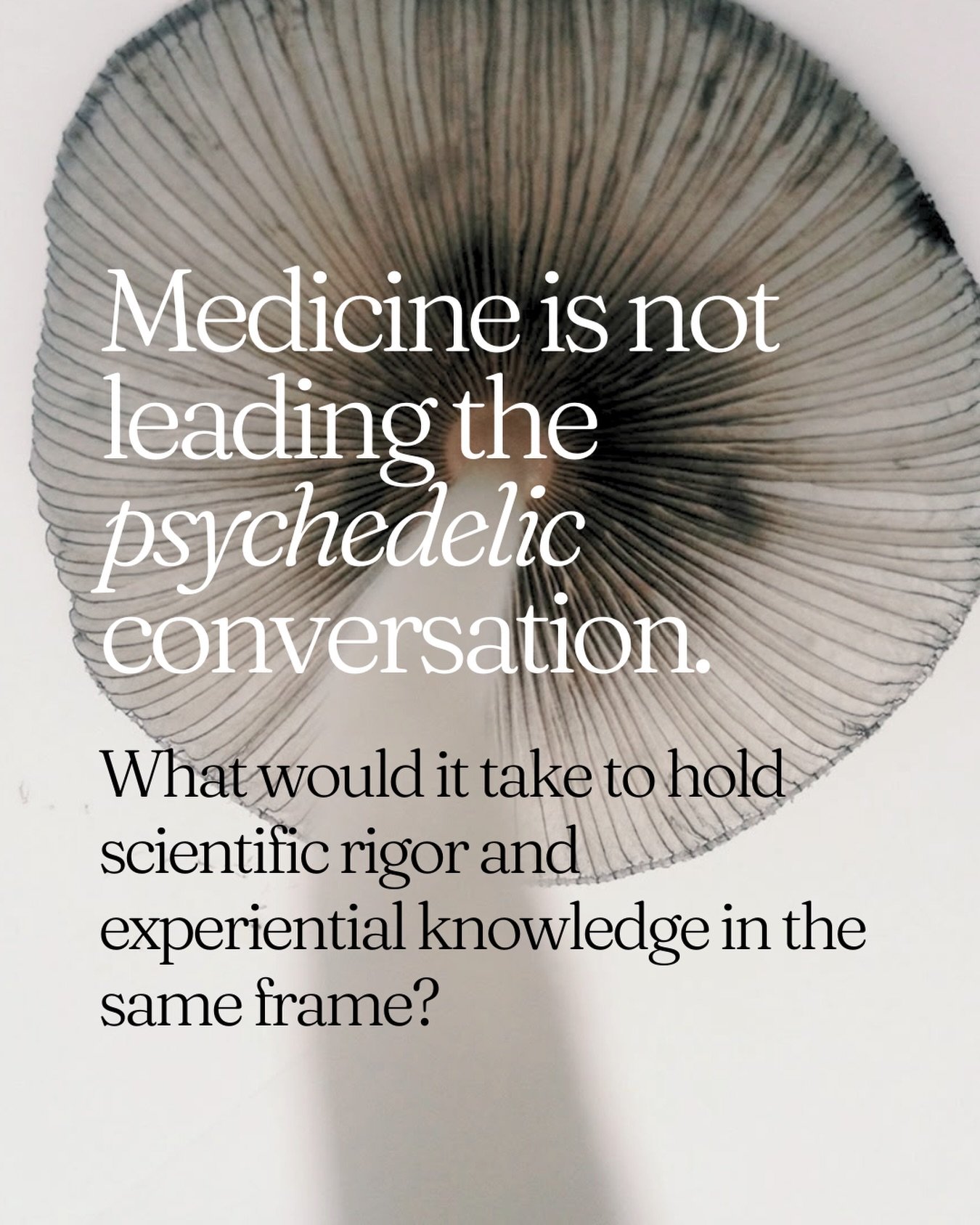 Psychedelic science is advancing. But it does not yet support the confidence behind many microdosing protocols or the full depth of Indigenous wisdom. What does medicine do when this happens?

We are watching a field move quickly, in some cases faste