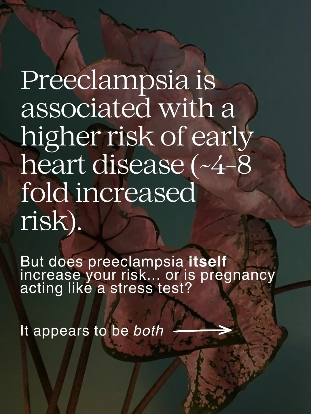 Preeclampsia is not just a pregnancy complication. It may be one of the earliest windows into a woman&rsquo;s future cardiovascular health.

I had preeclampsia, and one thing I wish more women were told is this: the risk does not necessarily end when
