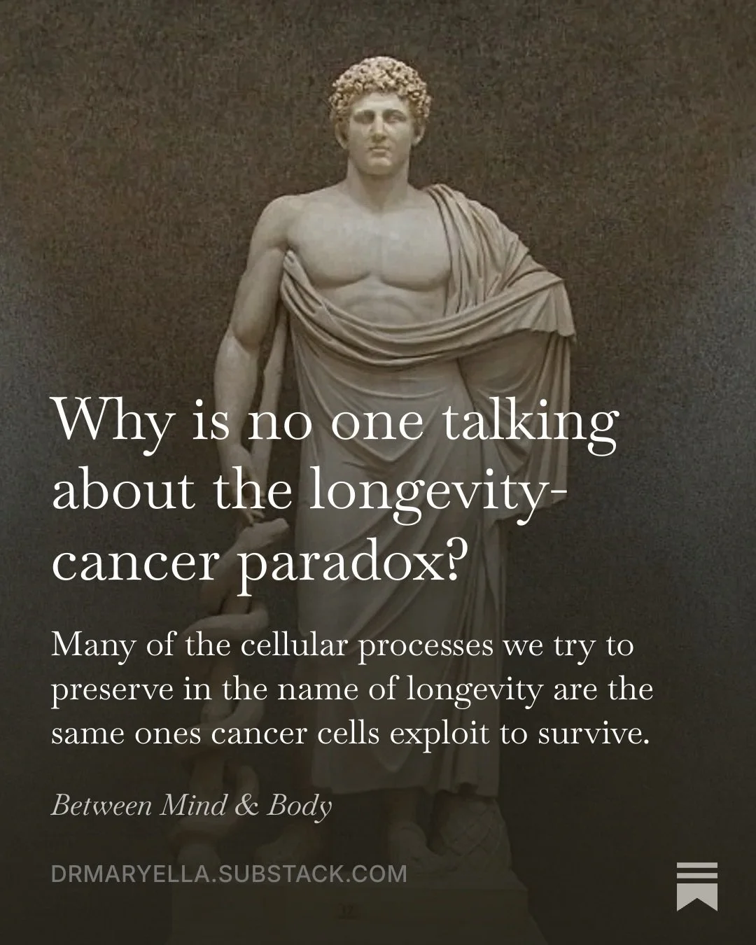 Cancer cells, in their own way, have biohacked themselves into staying alive.

That is the paradox at the center of longevity medicine.

We are learning how to manipulate telomeres, senescent cells, growth pathways, and cellular repair in ways that w