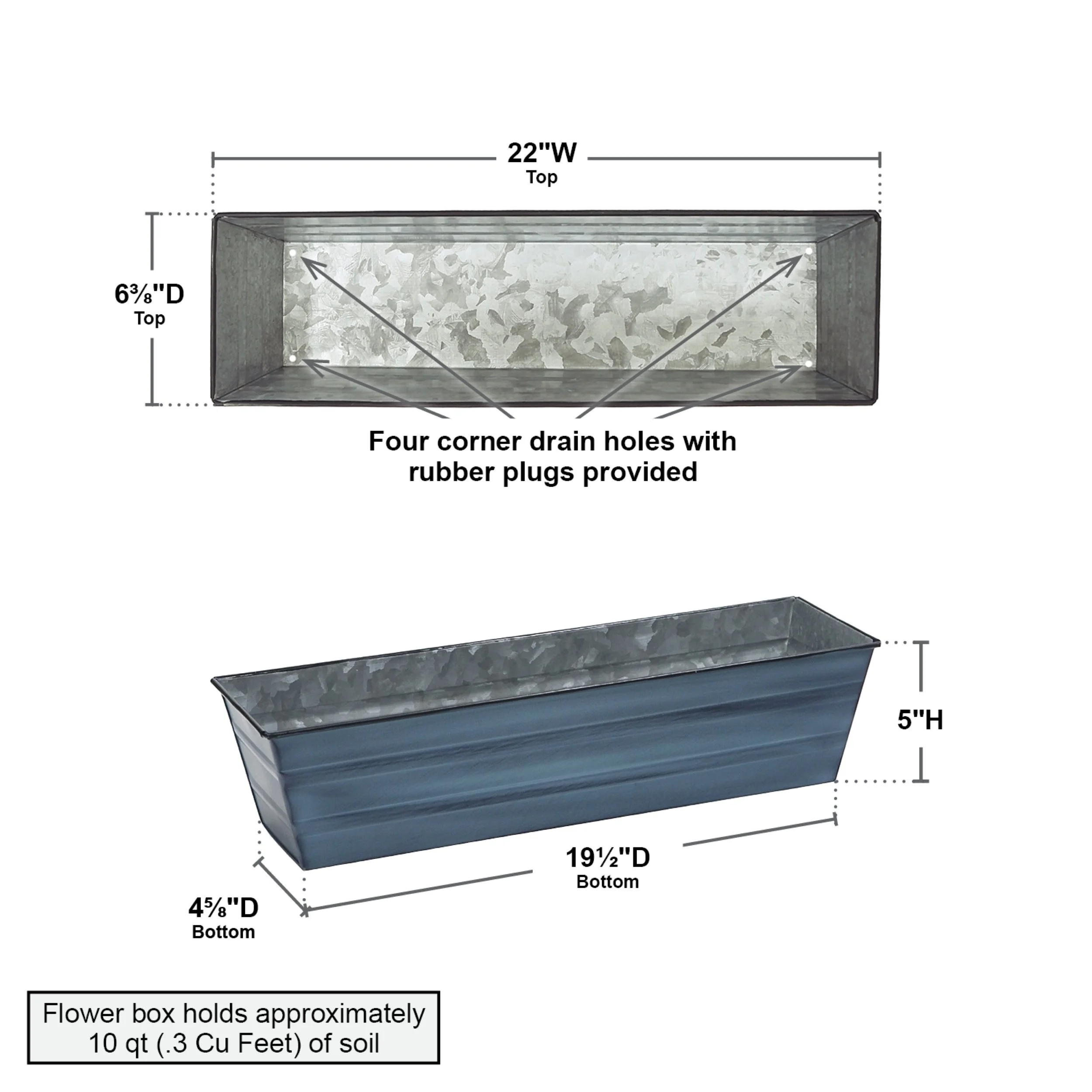small bloom box dimensions