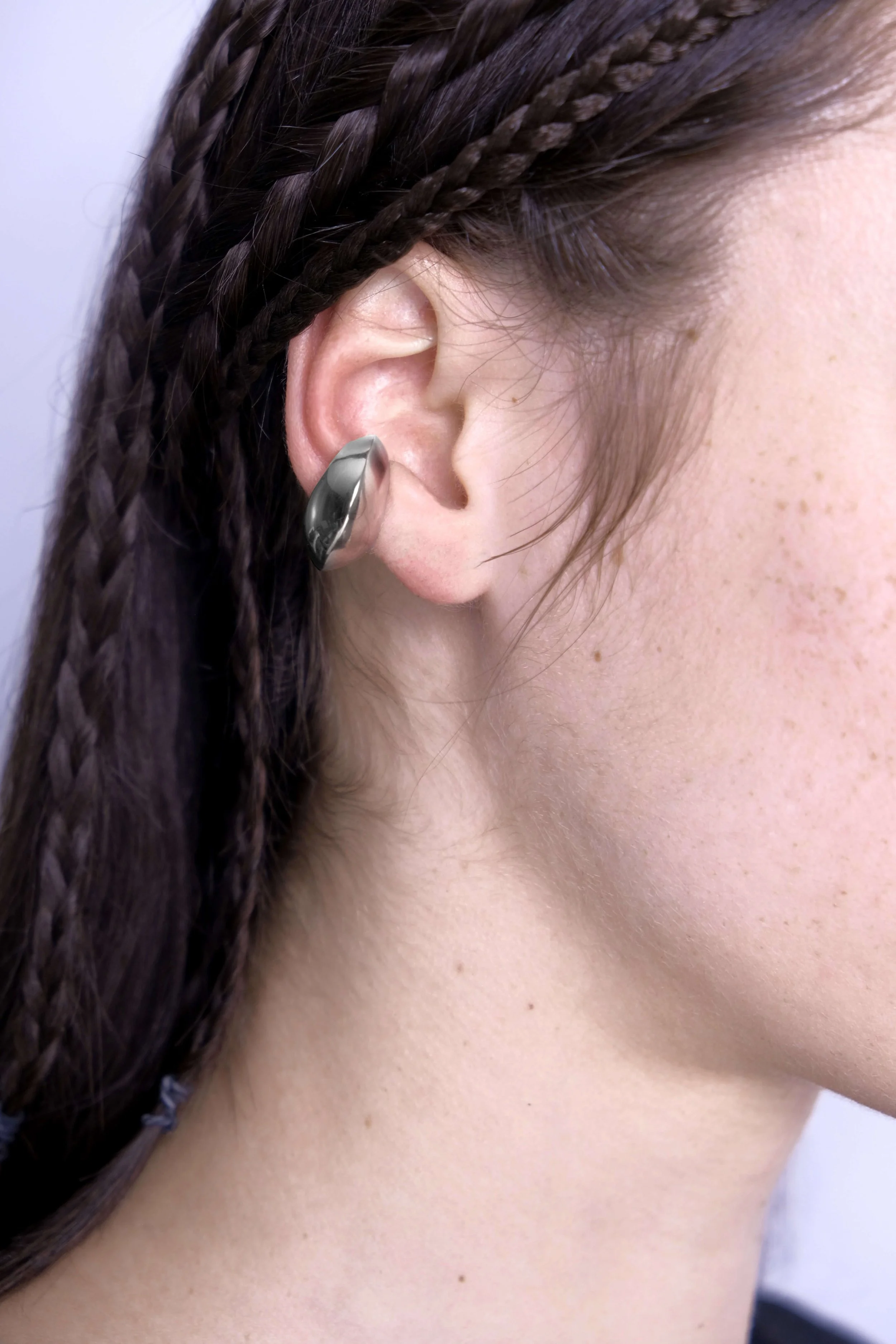 earcuff lune argent