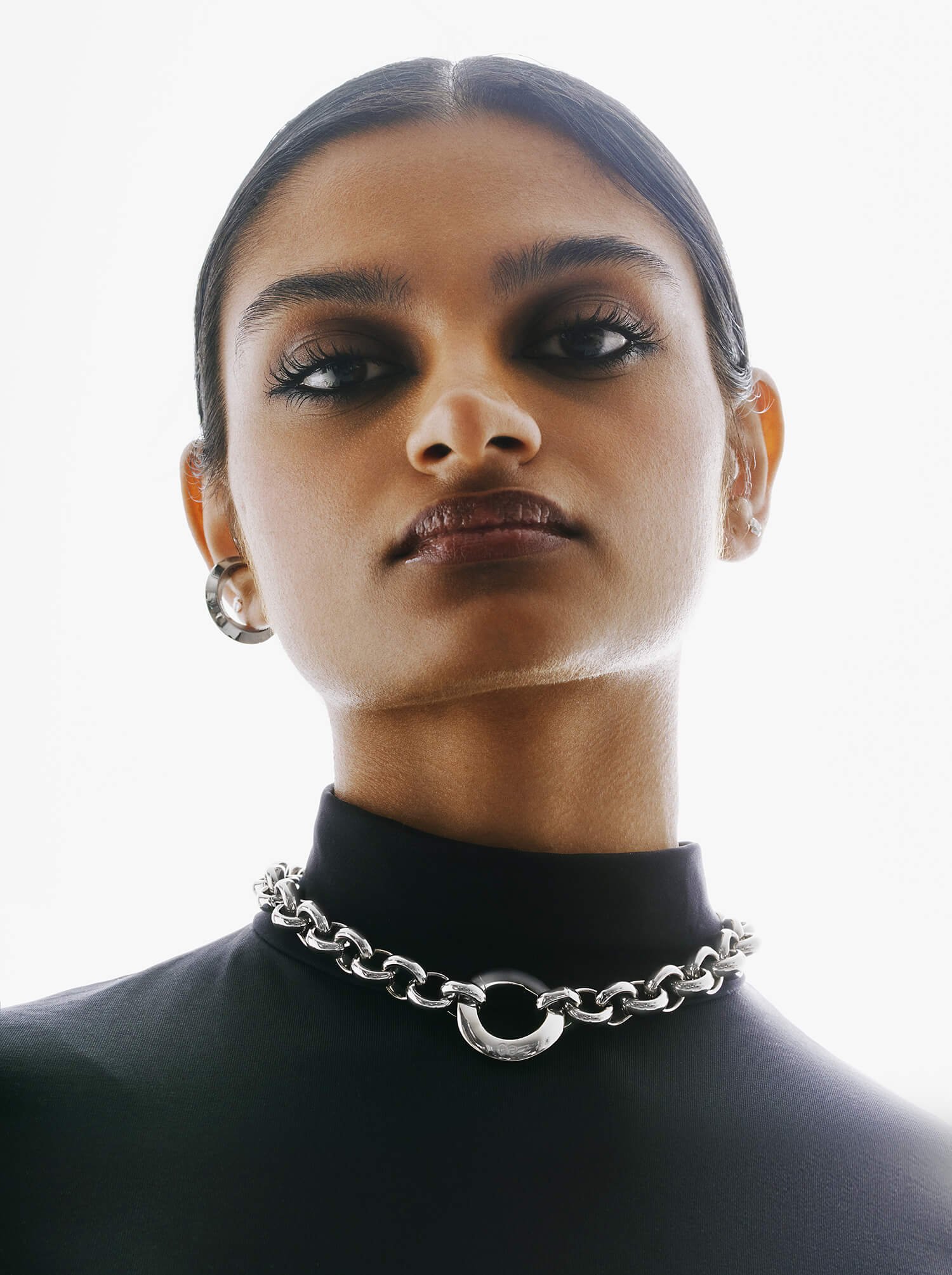 "collier ras du coup chaîne argent unisex"