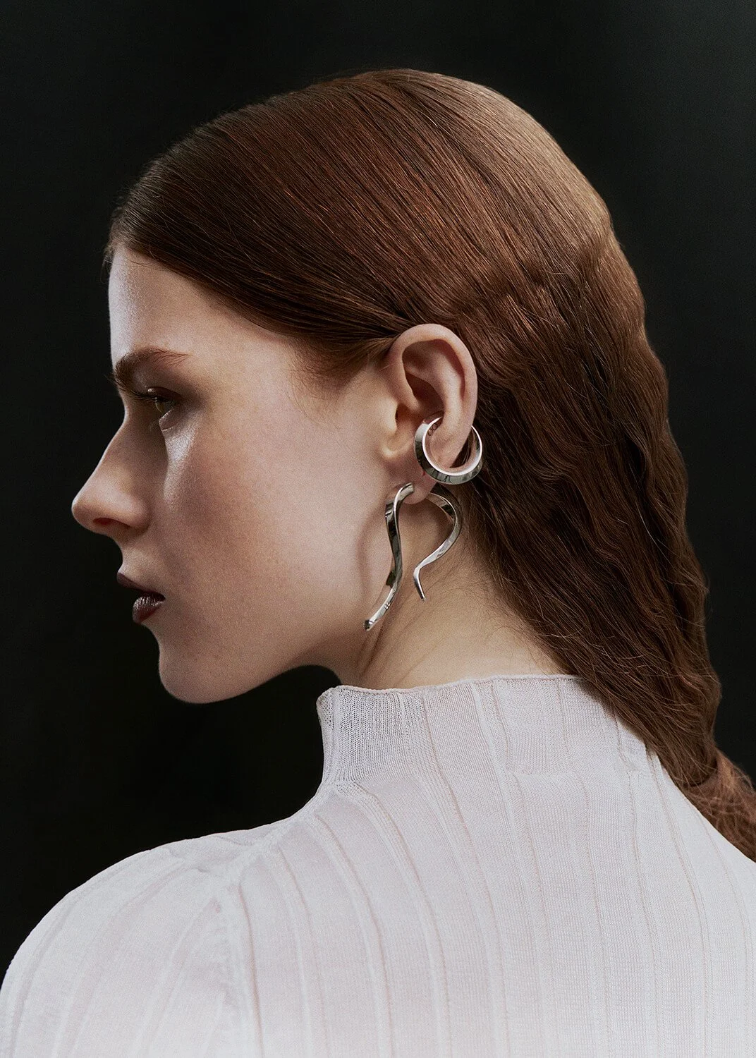 bijou d'oreille anneau sans piercing argent