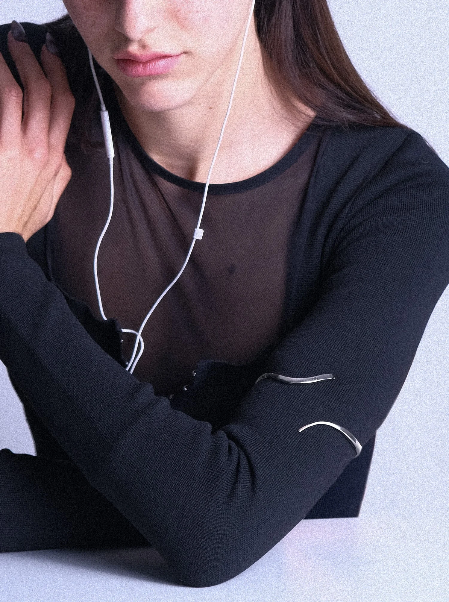 bracelet de bras serpent argent