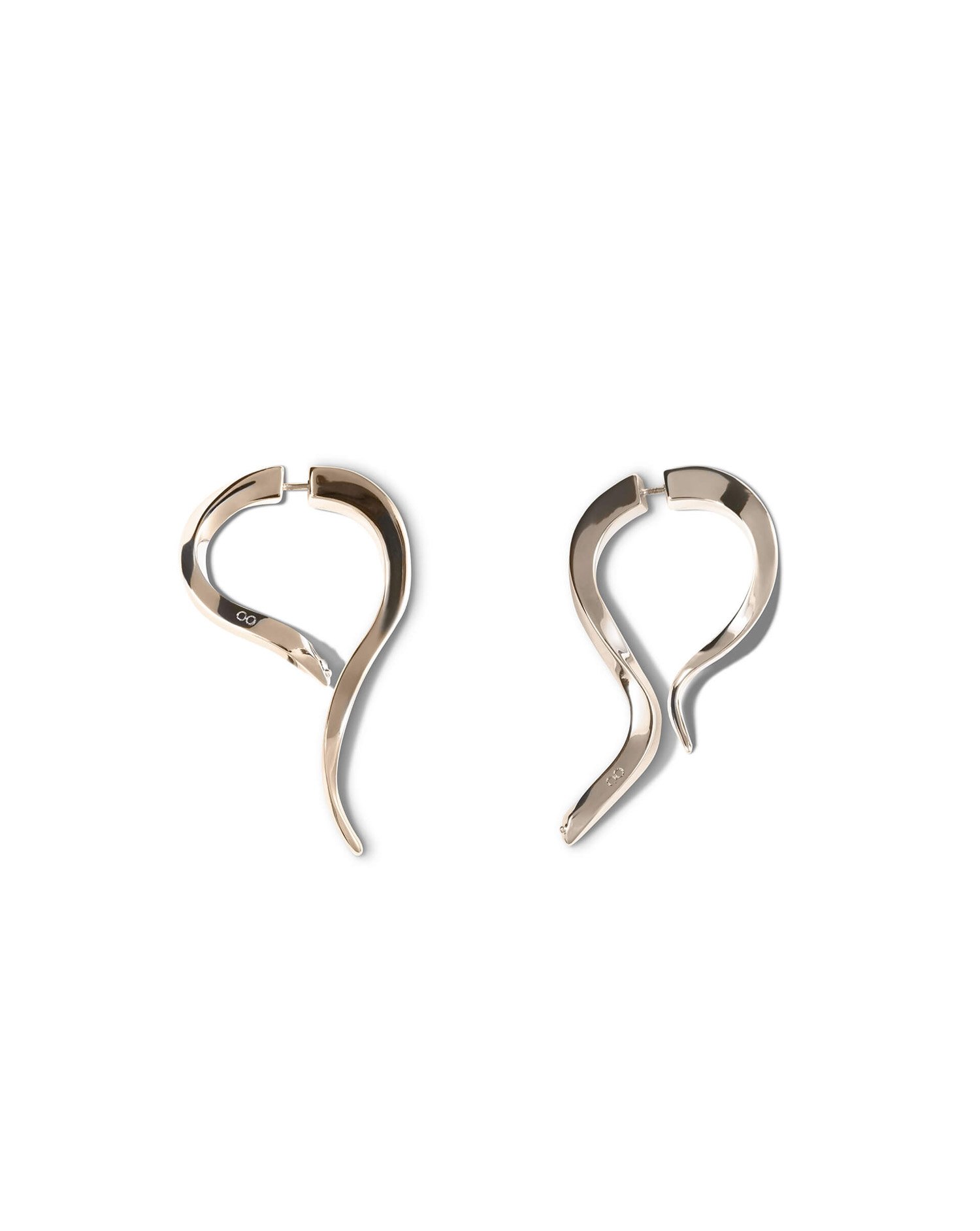 Les boucles d'oreille Polly Jean or pâle