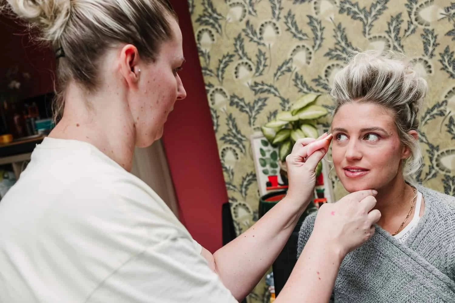 een feestelijk klaarmaken